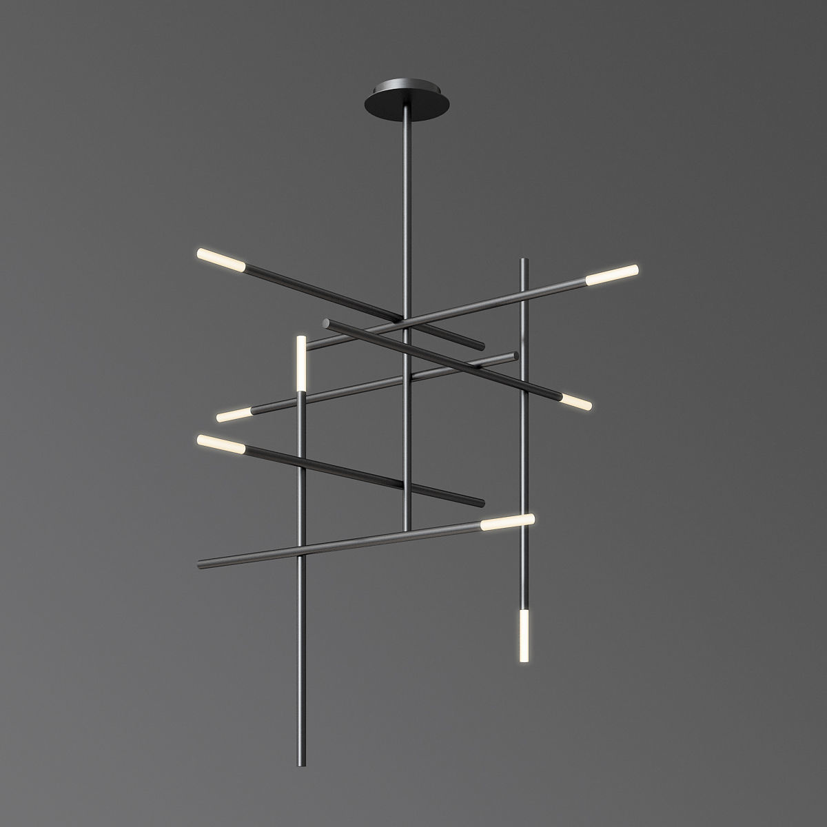 Kitami Suspension Medium Pendant 3D model_1