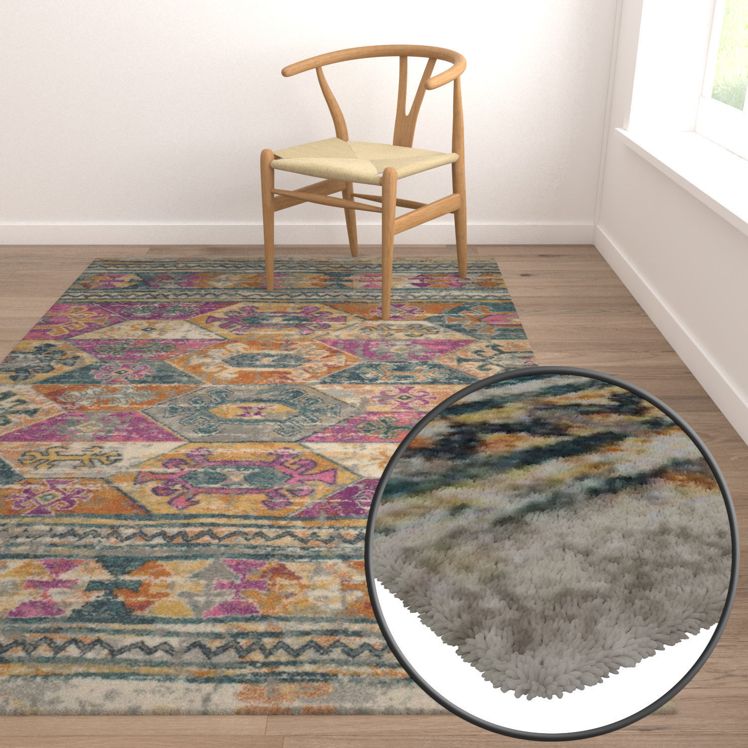 Rug Set 2094 3D model_5