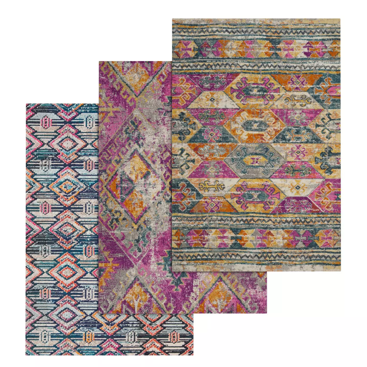 Rug Set 2094 3D model_0