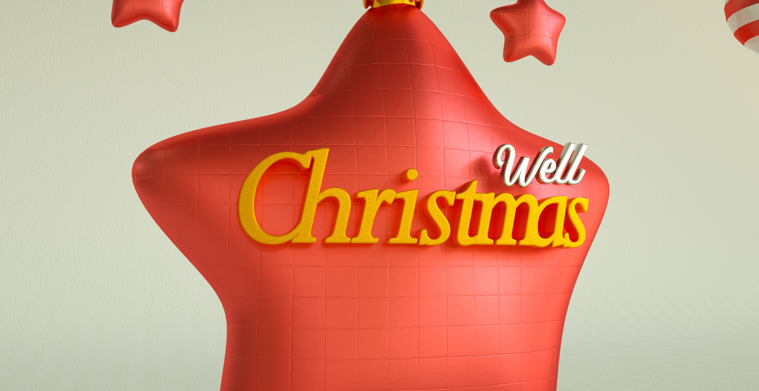 Christmas  3D  star model 3D model_1