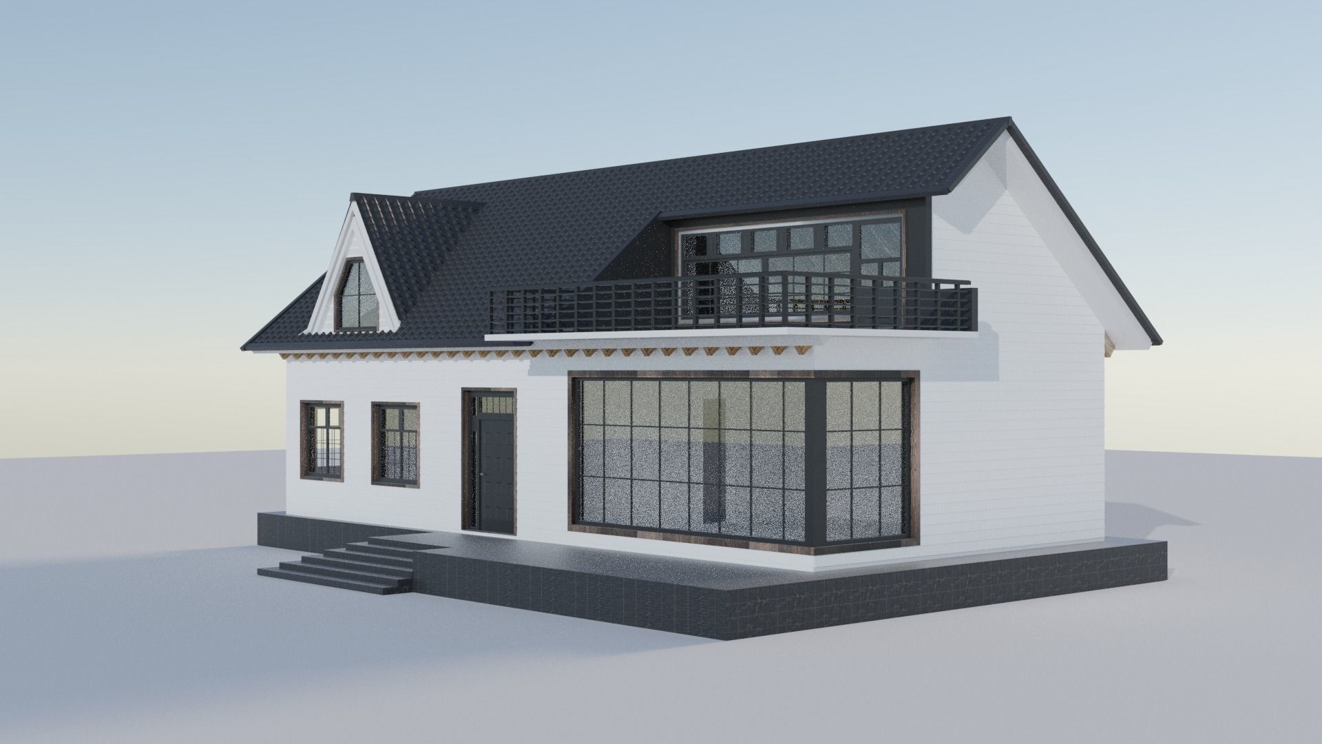 Modern Talish Home 3D model_9