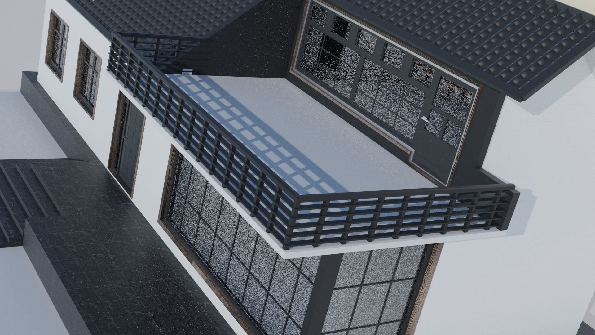 Modern Talish Home 3D model_4