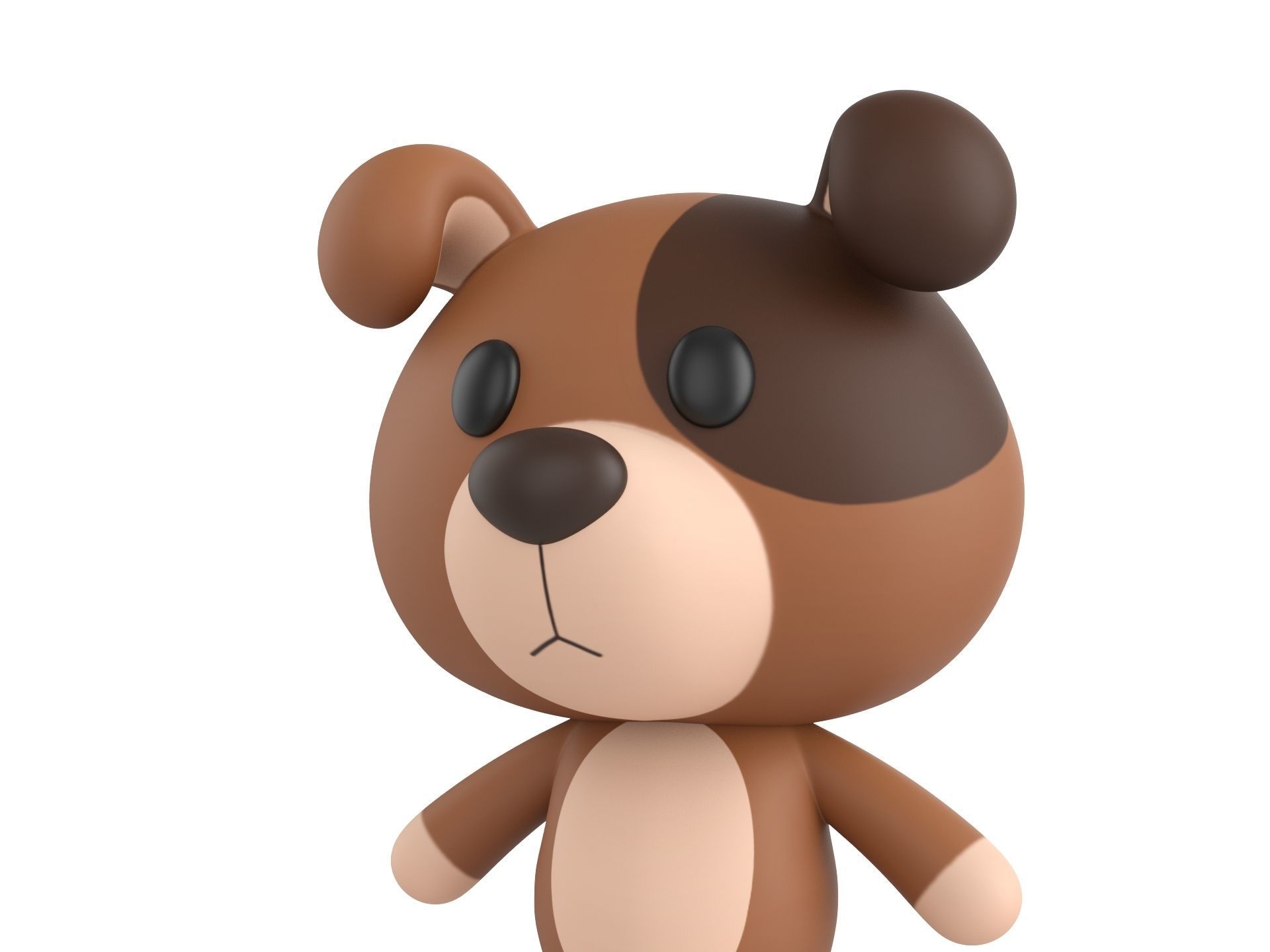 Character057 Dog 3D model_8