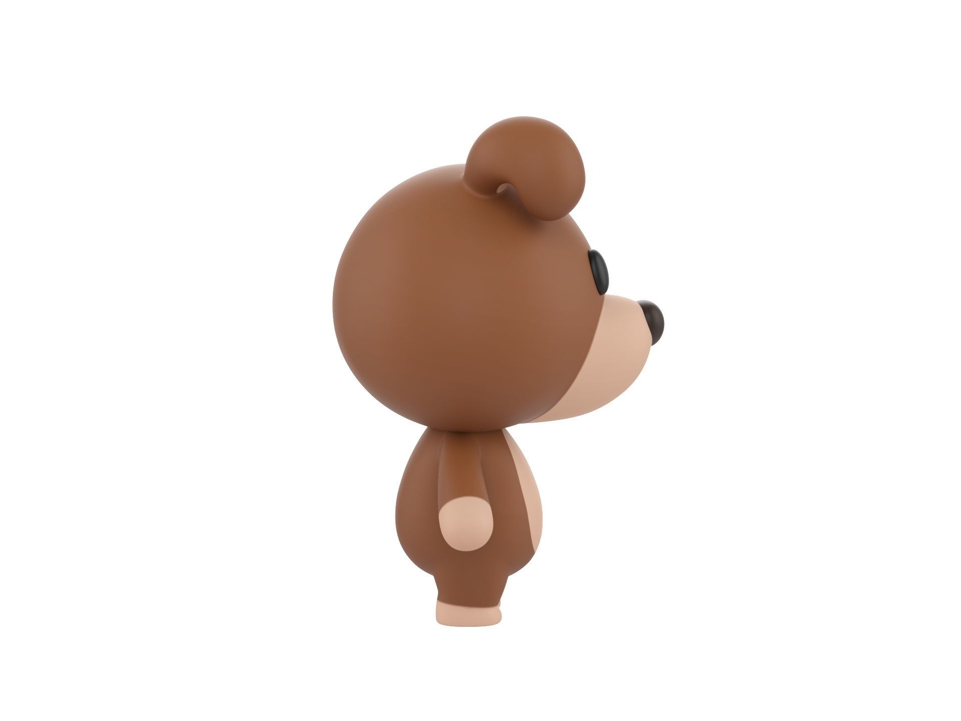 Character057 Dog 3D model_3