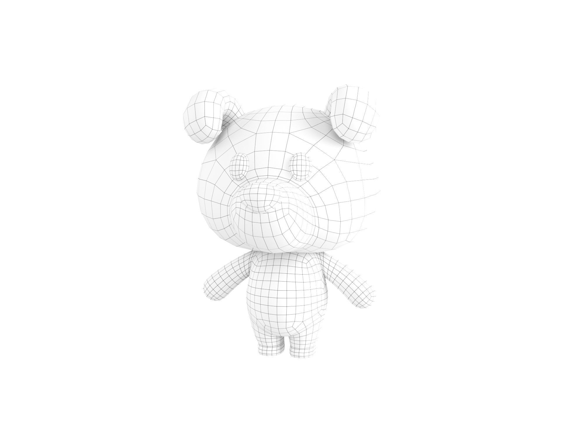 Character057 Dog 3D model_10