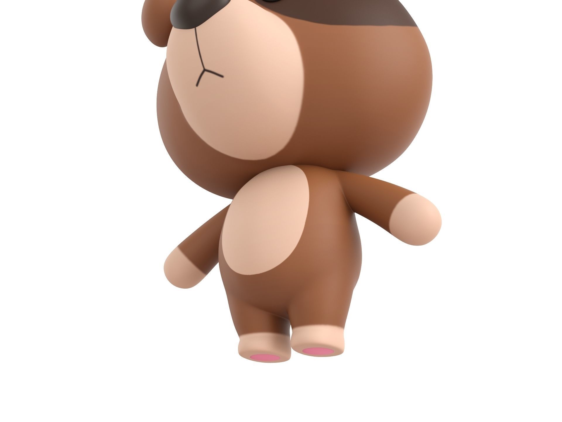 Character057 Dog 3D model_9