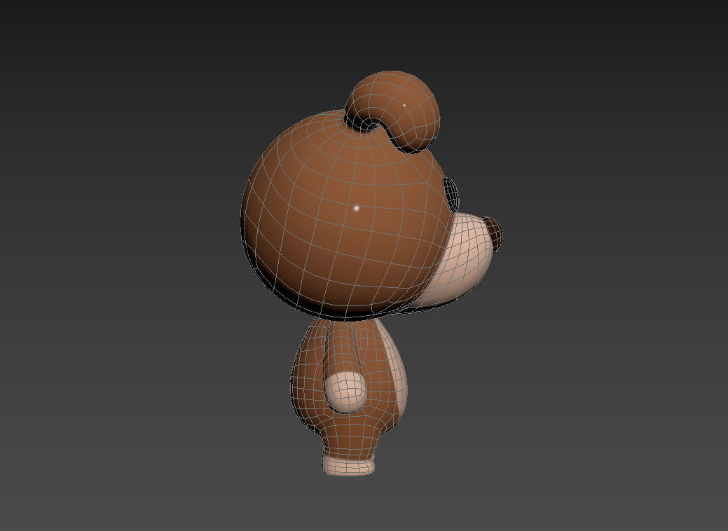 Character057 Dog 3D model_16