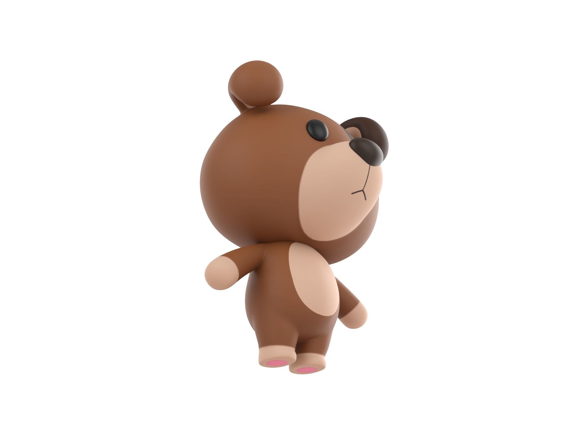 Character057 Dog 3D model_2