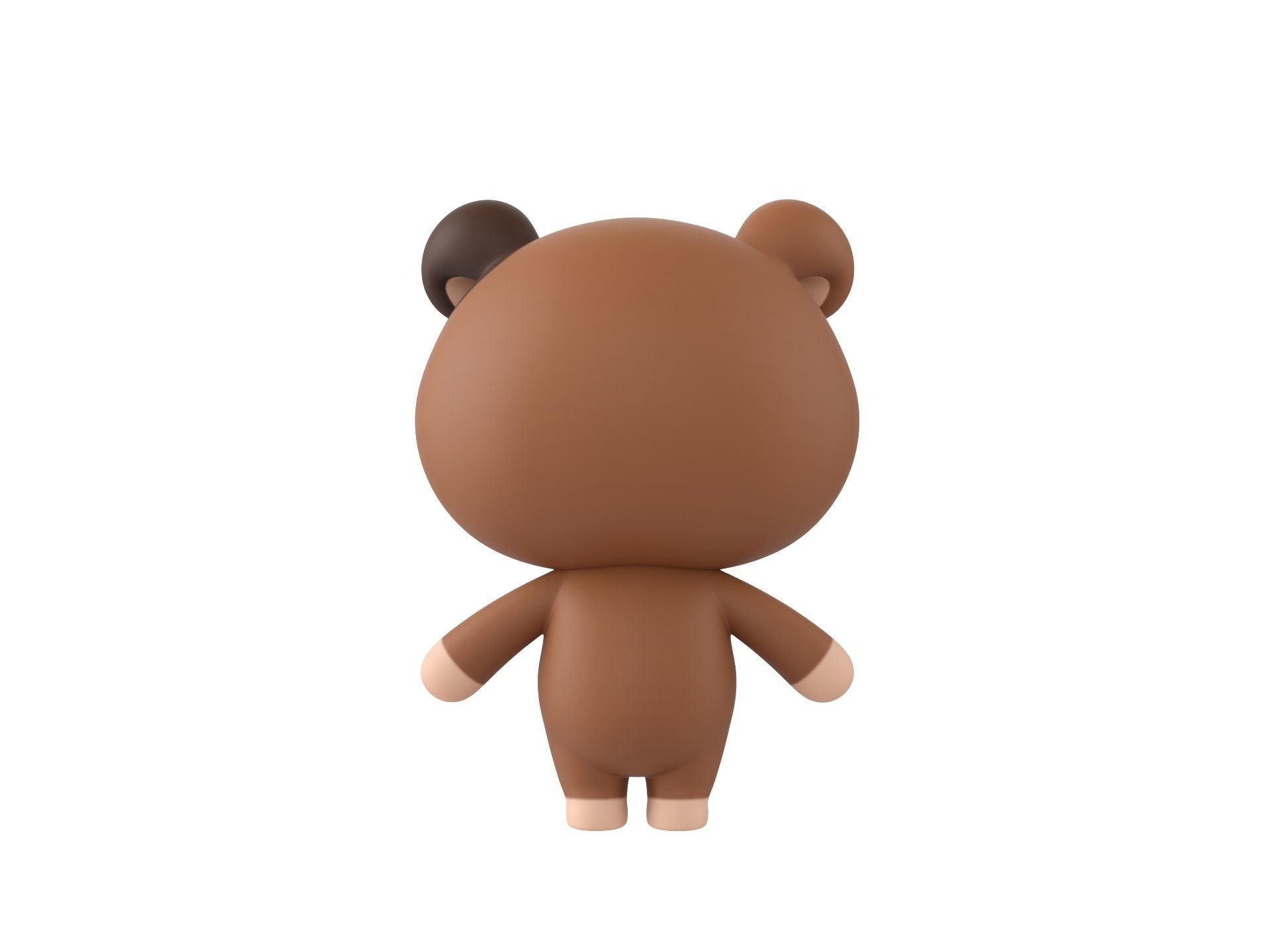 Character057 Dog 3D model_5