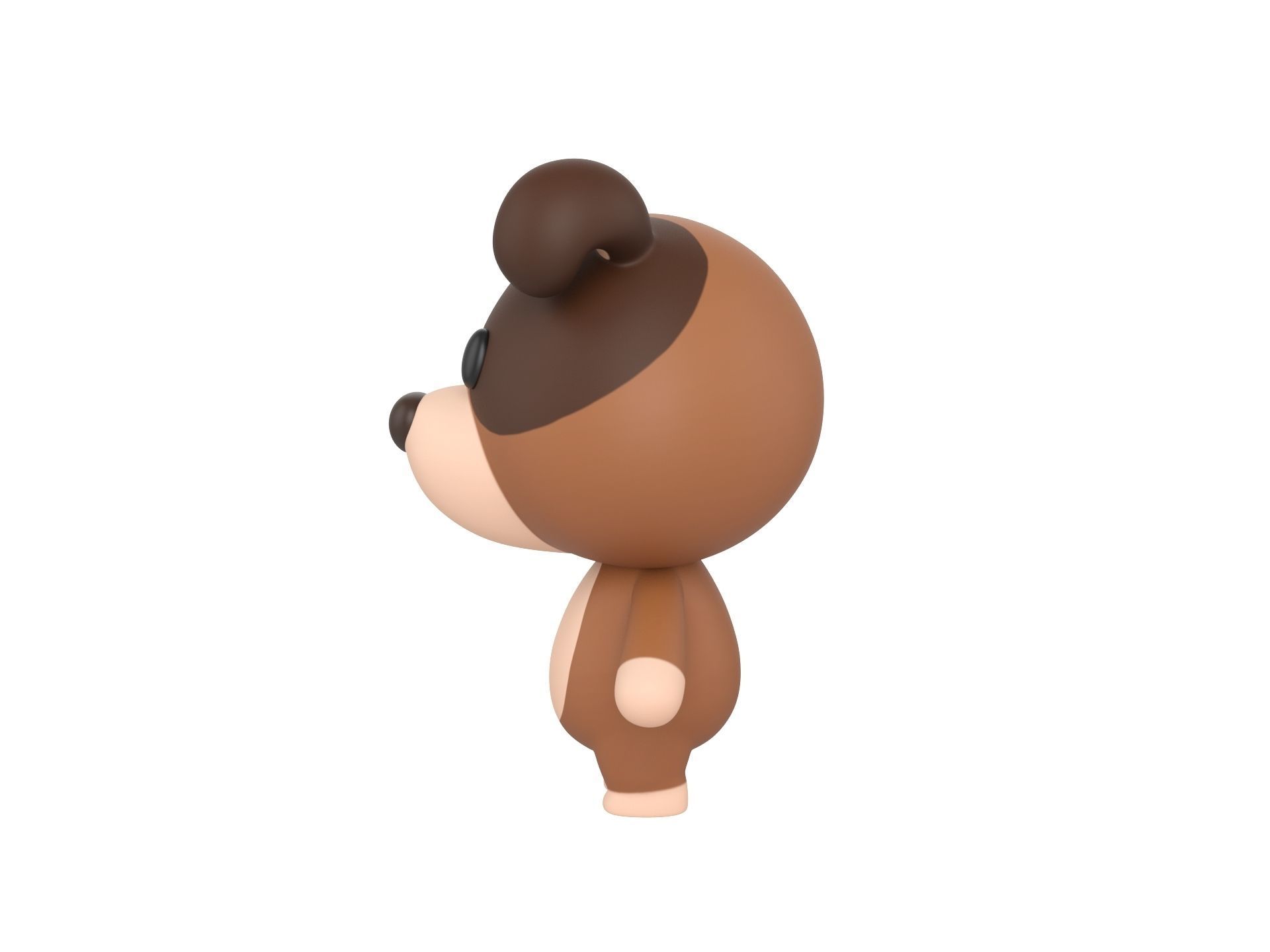 Character057 Dog 3D model_7