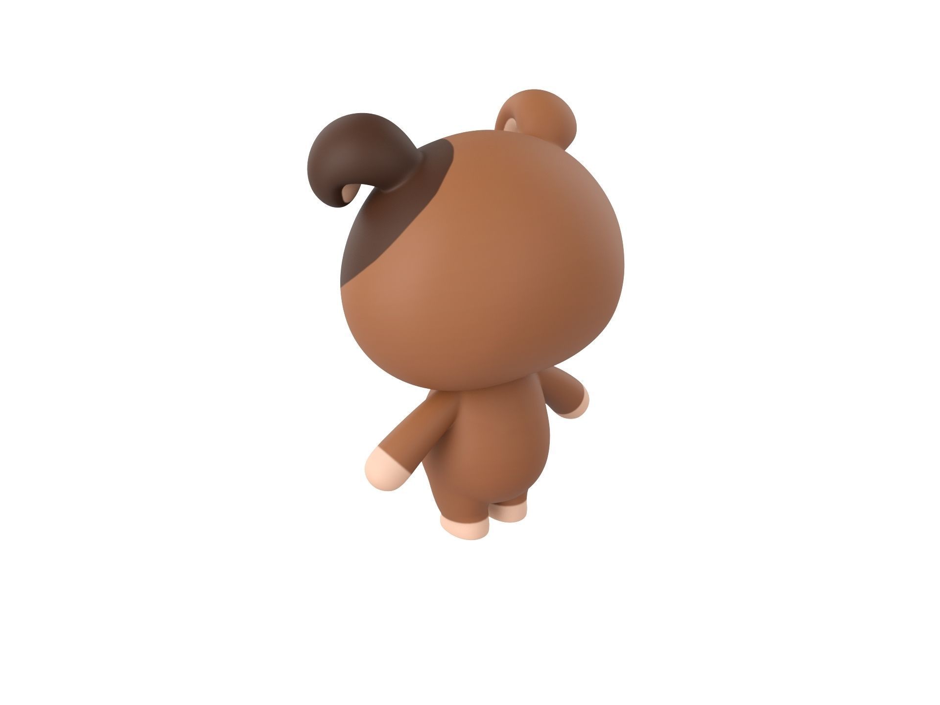 Character057 Dog 3D model_6