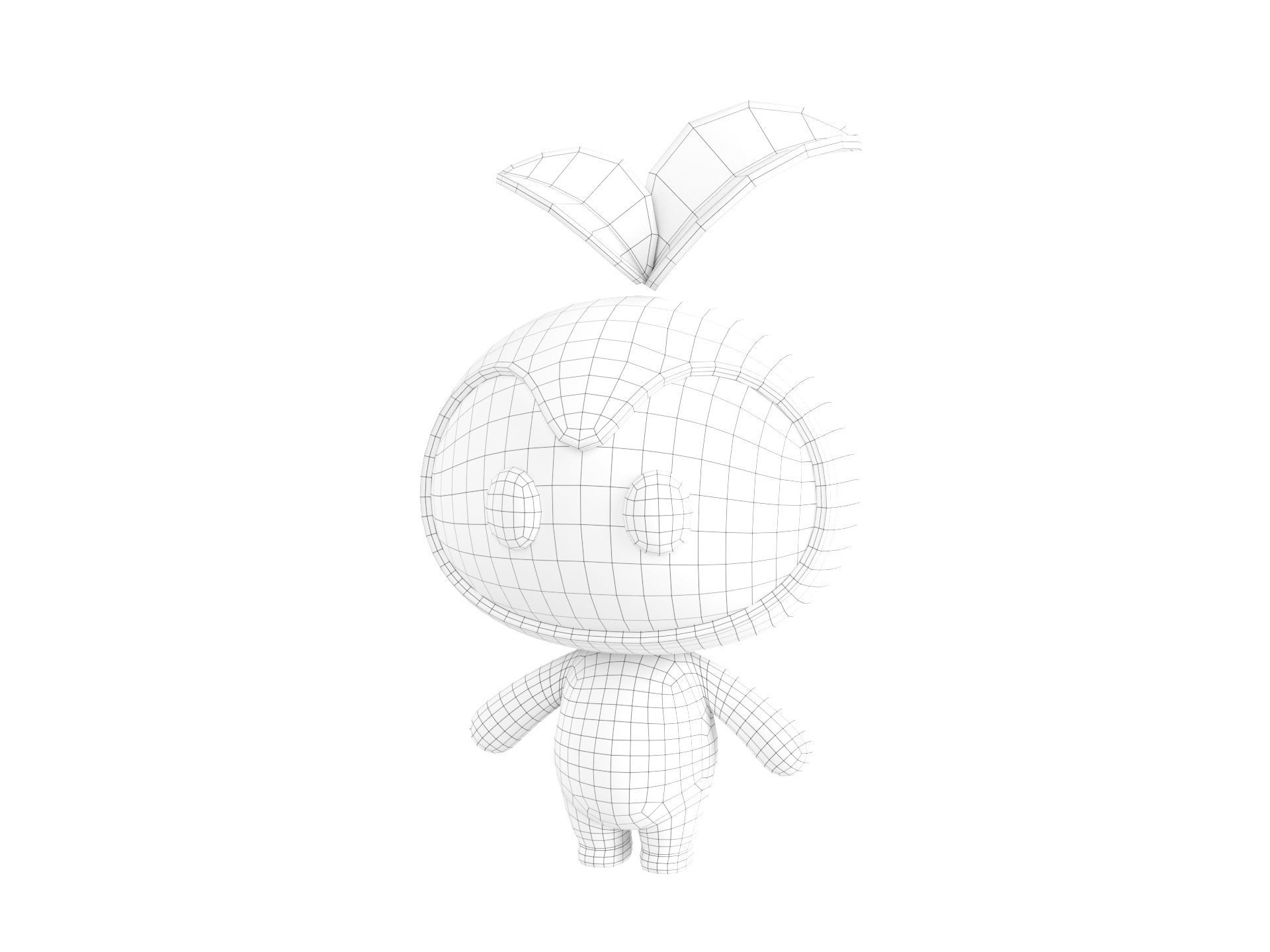 Character058 Mascot 3D model_10