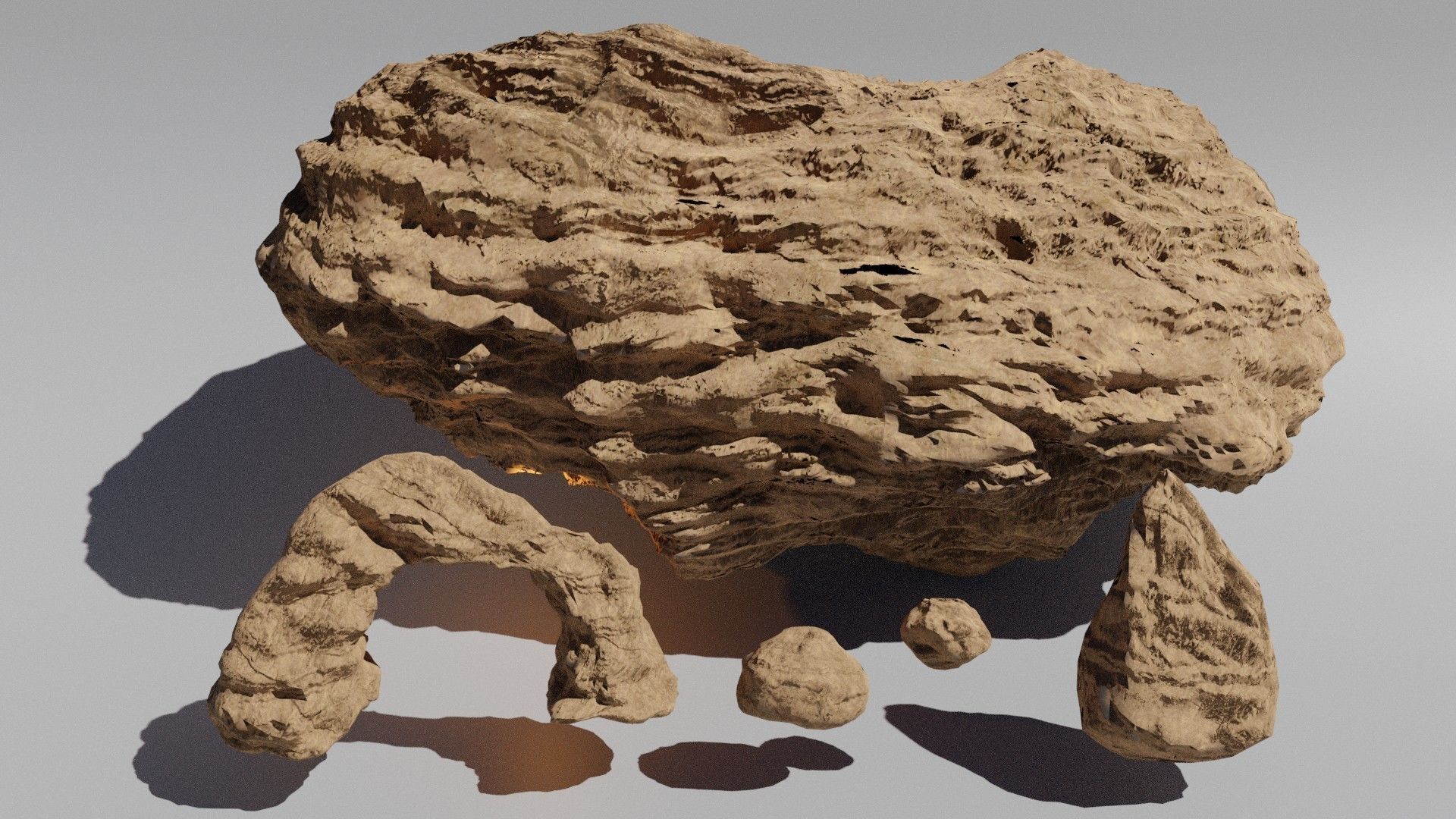 Wild West Town Game Assets Bundle Pack - Lowpoly 3D PBR Models Low-poly 3D model_16