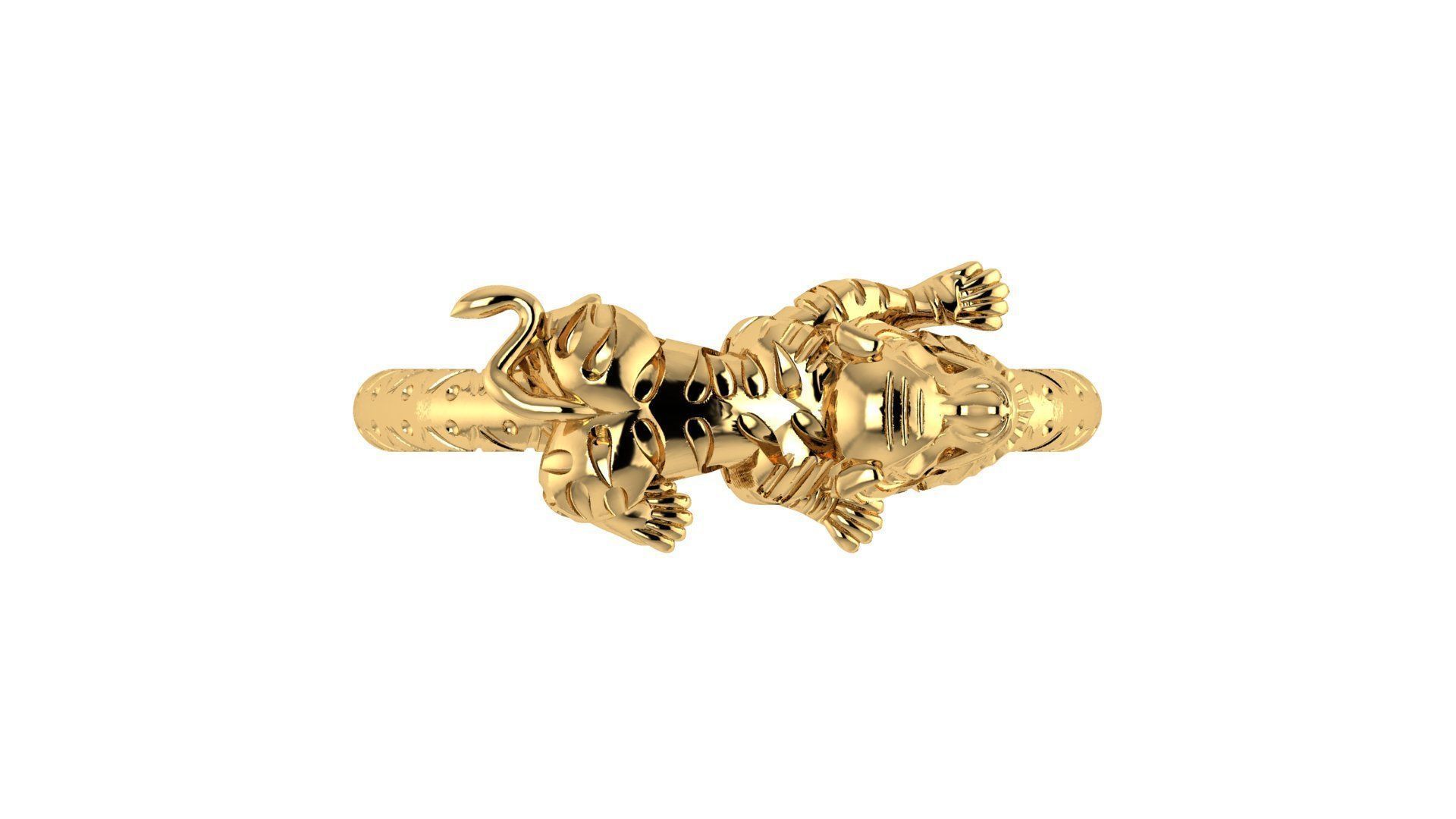 Light weight Lion Bracelet 3D print model_1