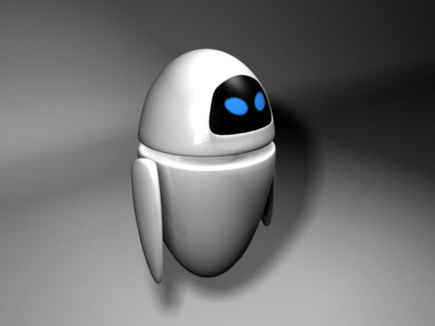 Robot eve 3D model_2