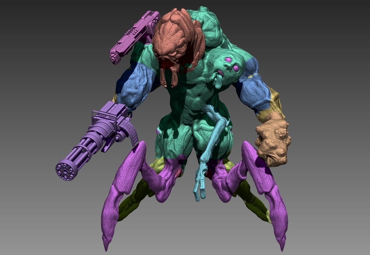 Soul Eater Demon 3D model_11