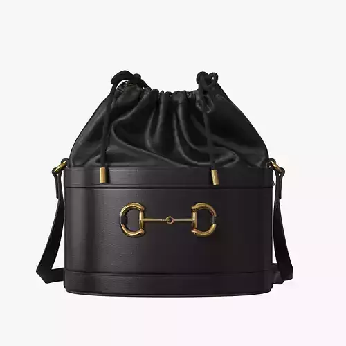 Gucci Horsebit 1955 bucket bag black leather