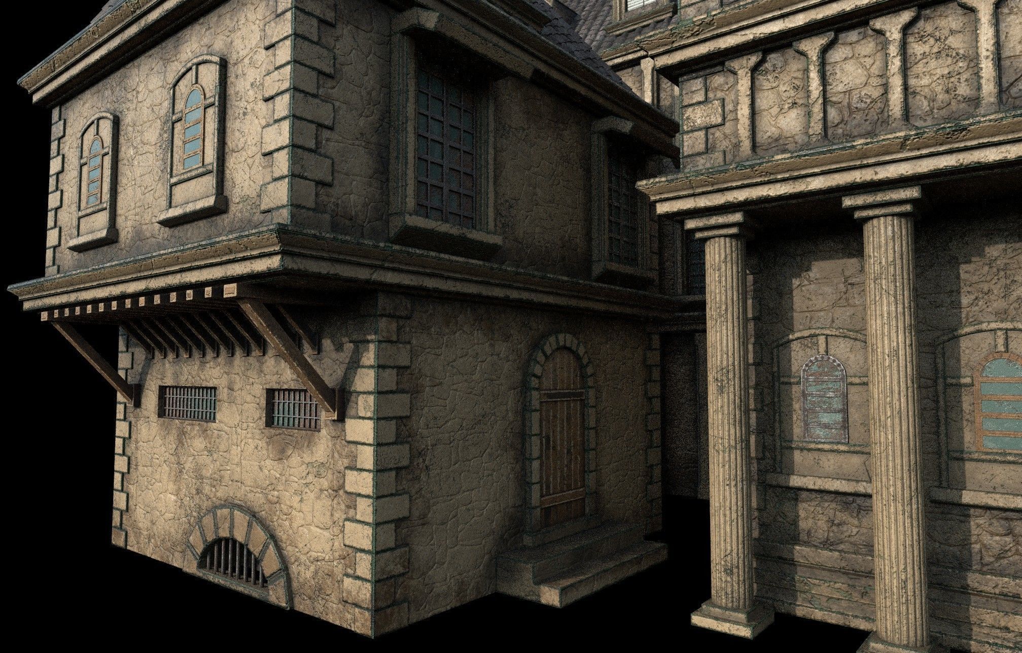 Gothic build D 3D model_9