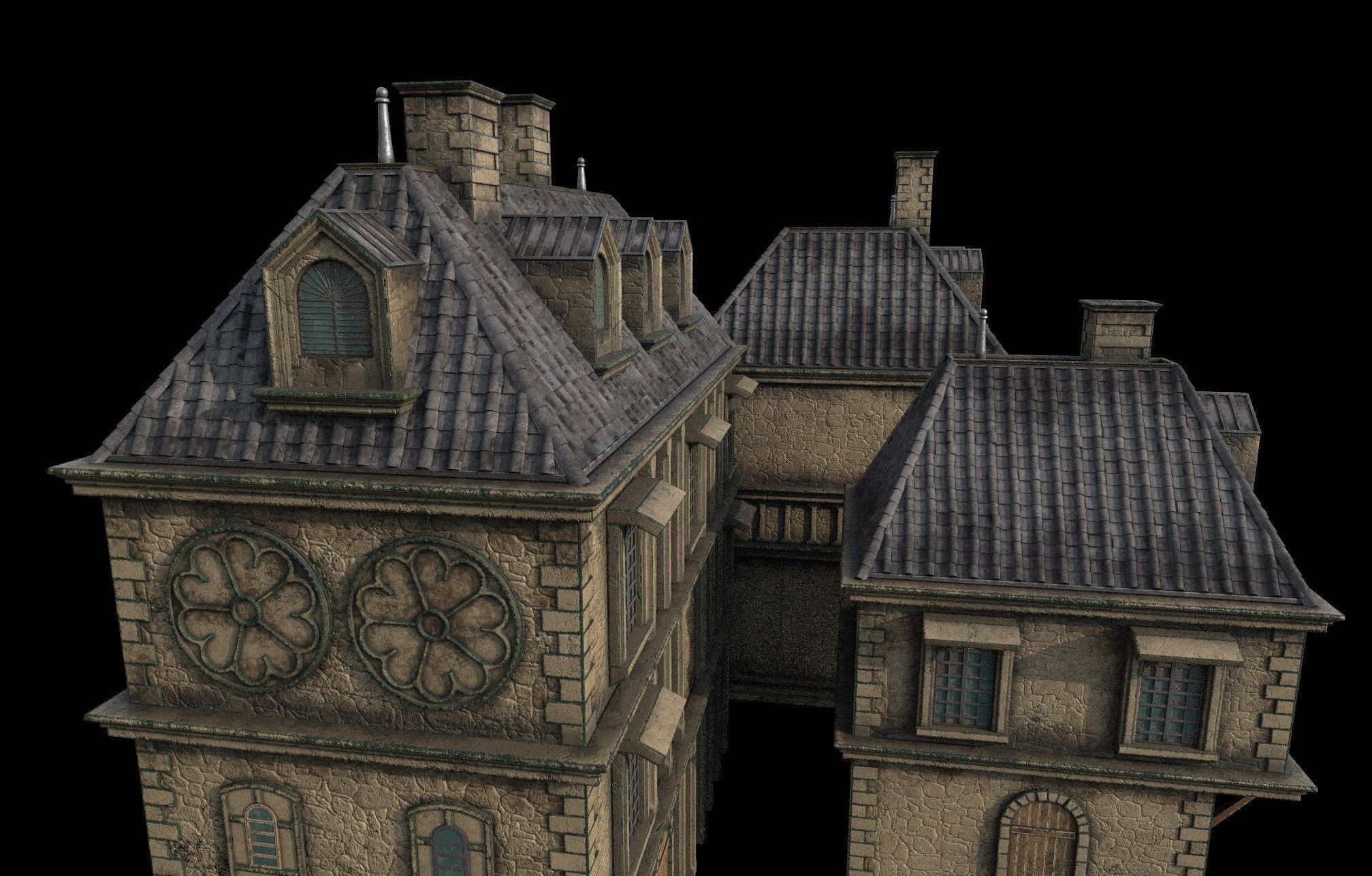 Gothic build D 3D model_11