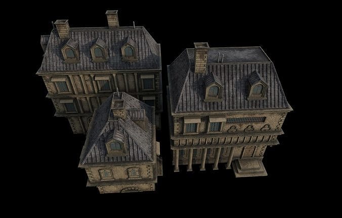 Gothic build D 3D model 5