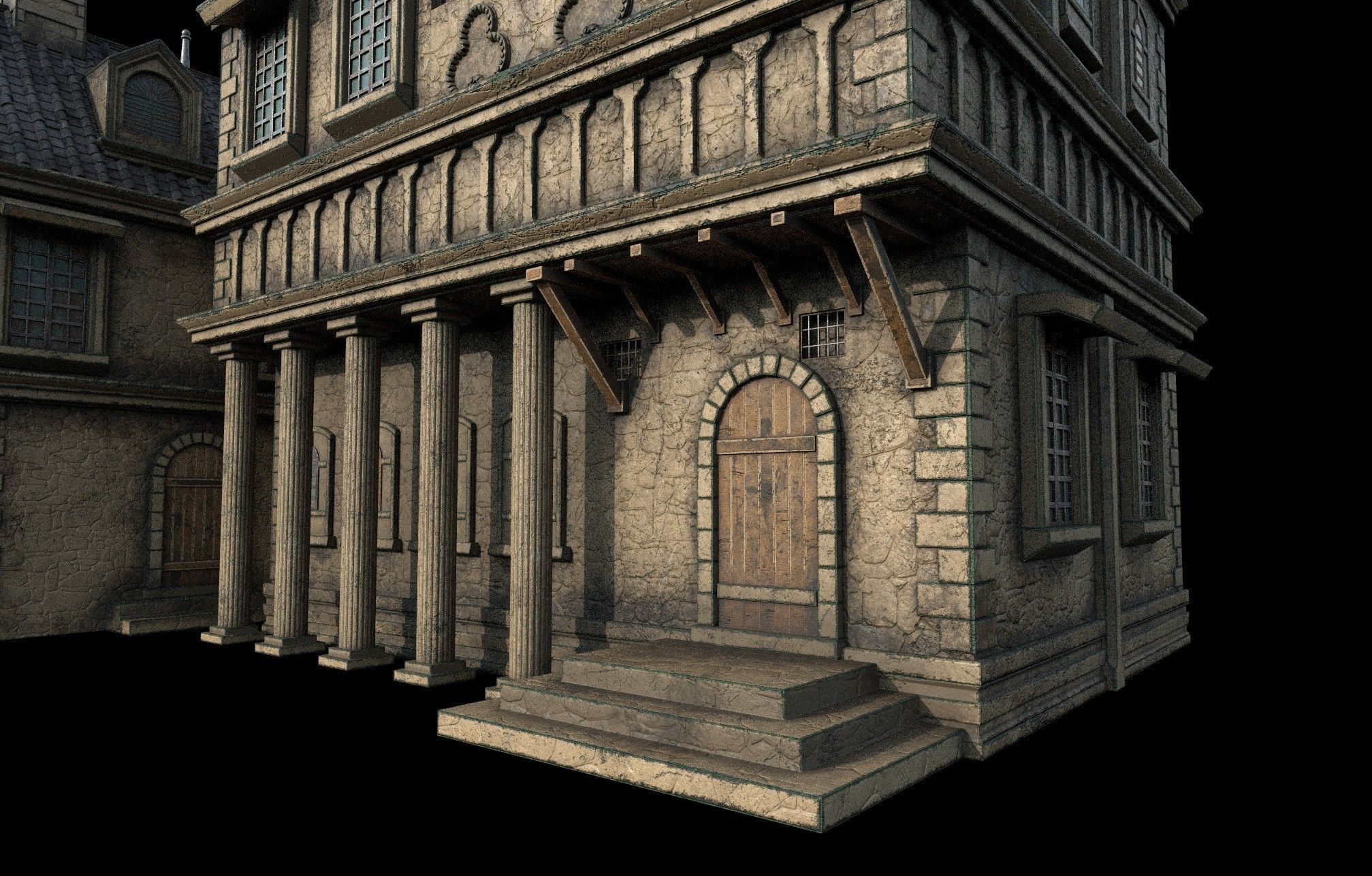 Gothic build D 3D model_8