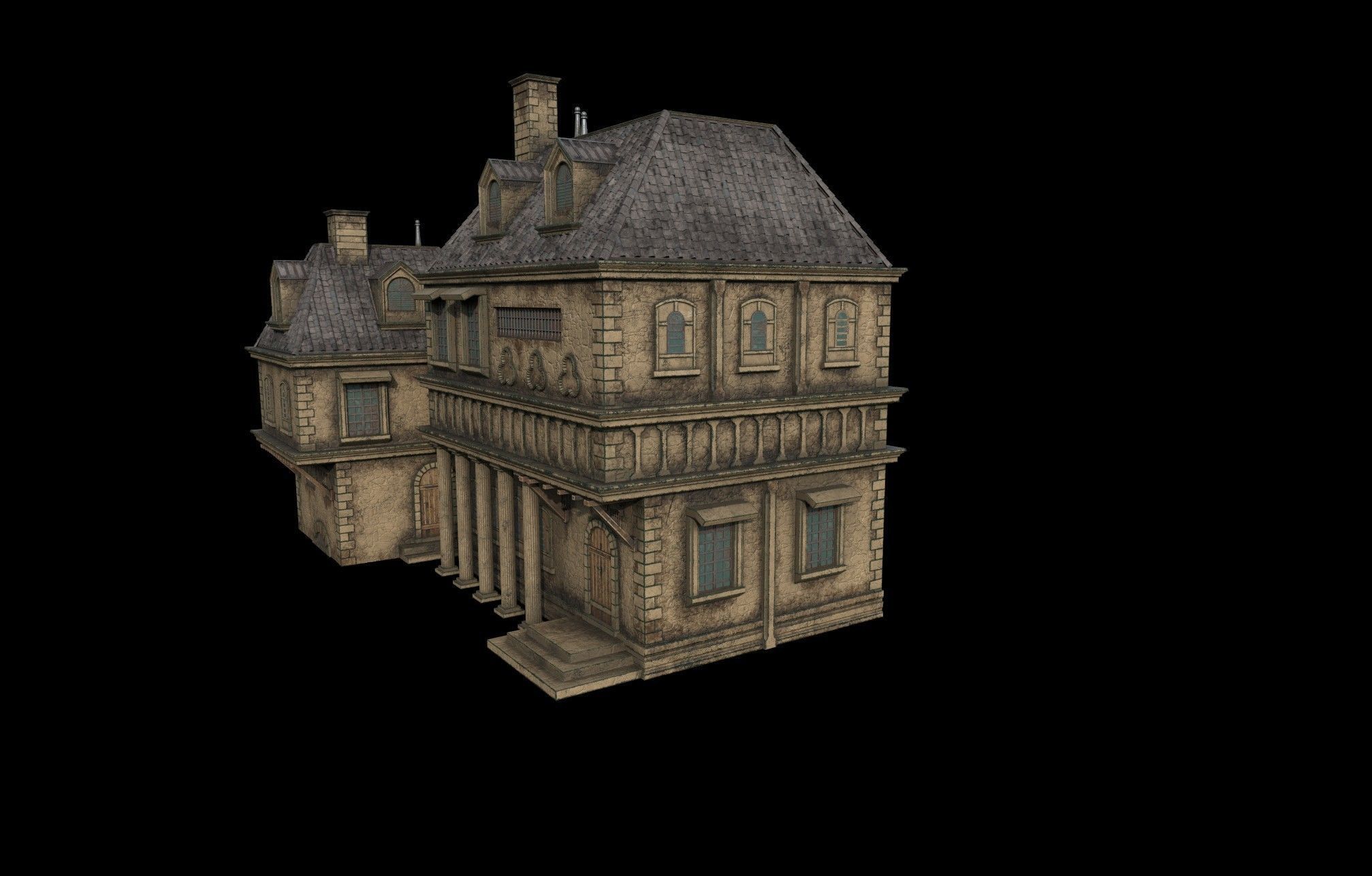 Gothic build D 3D model_4