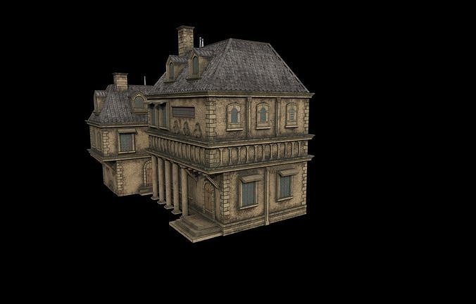 Gothic build D 3D model 4