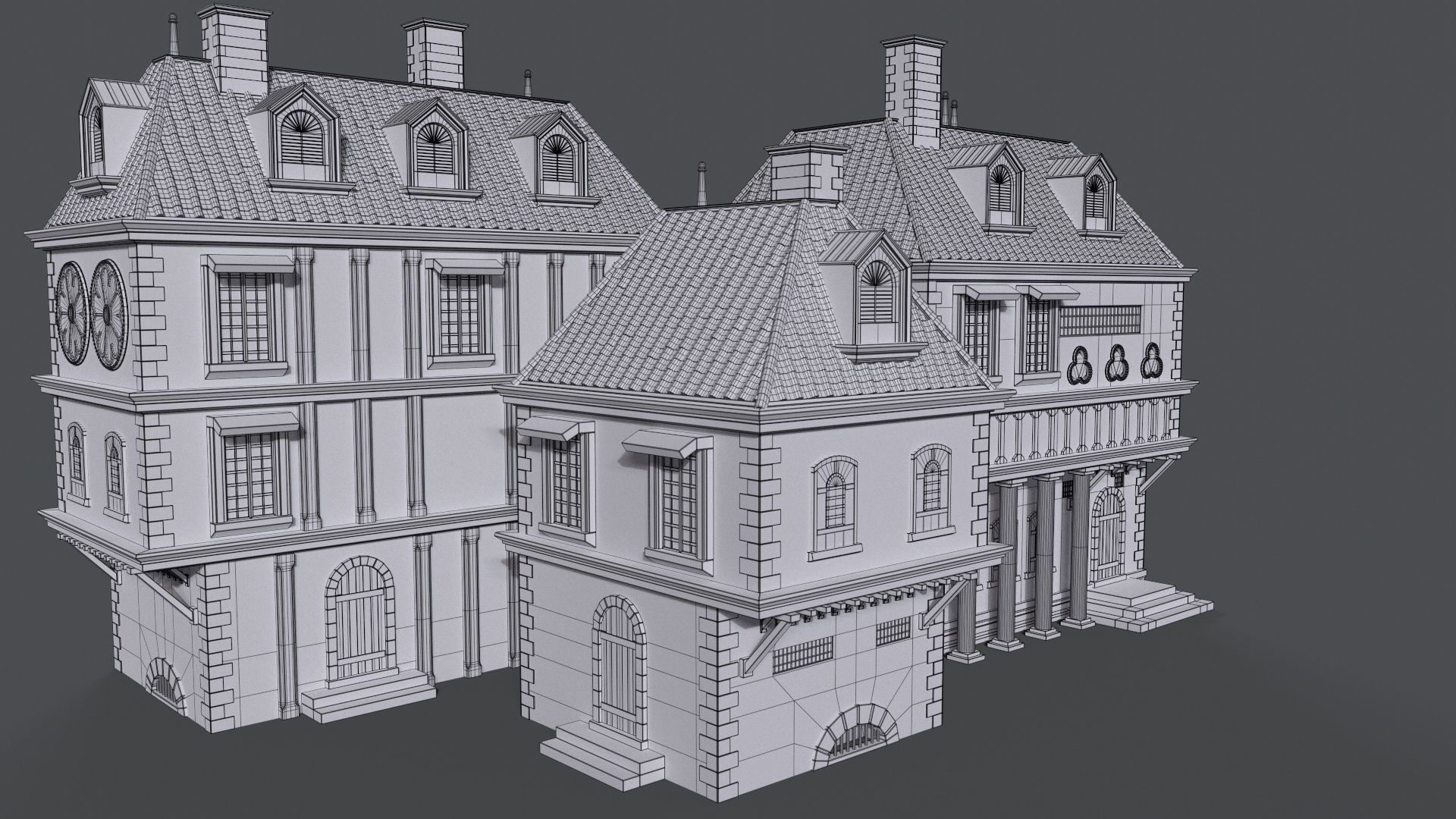 Gothic build D 3D model_13
