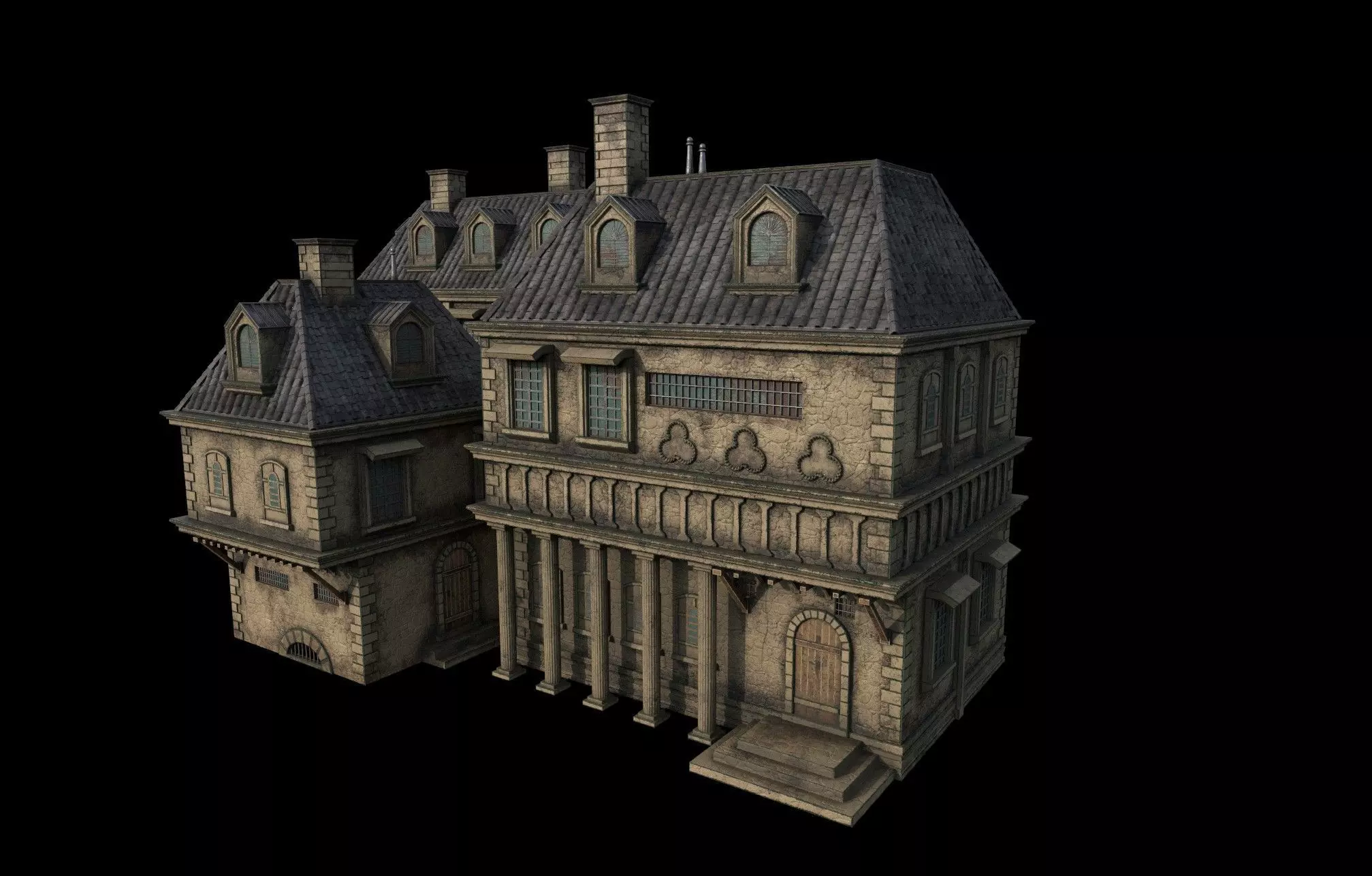 Gothic build D 3D model_0