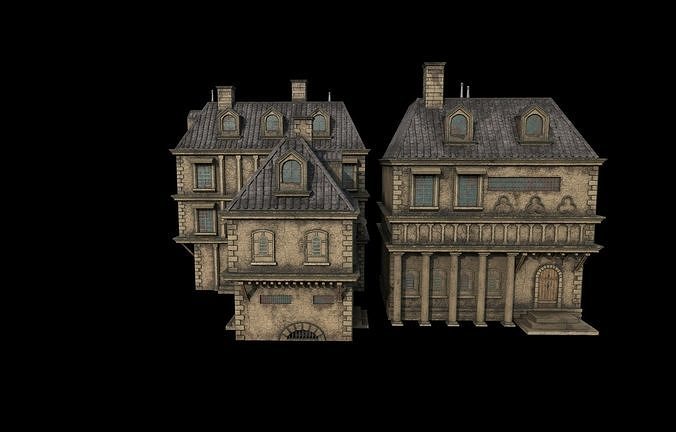 Gothic build D 3D model 2
