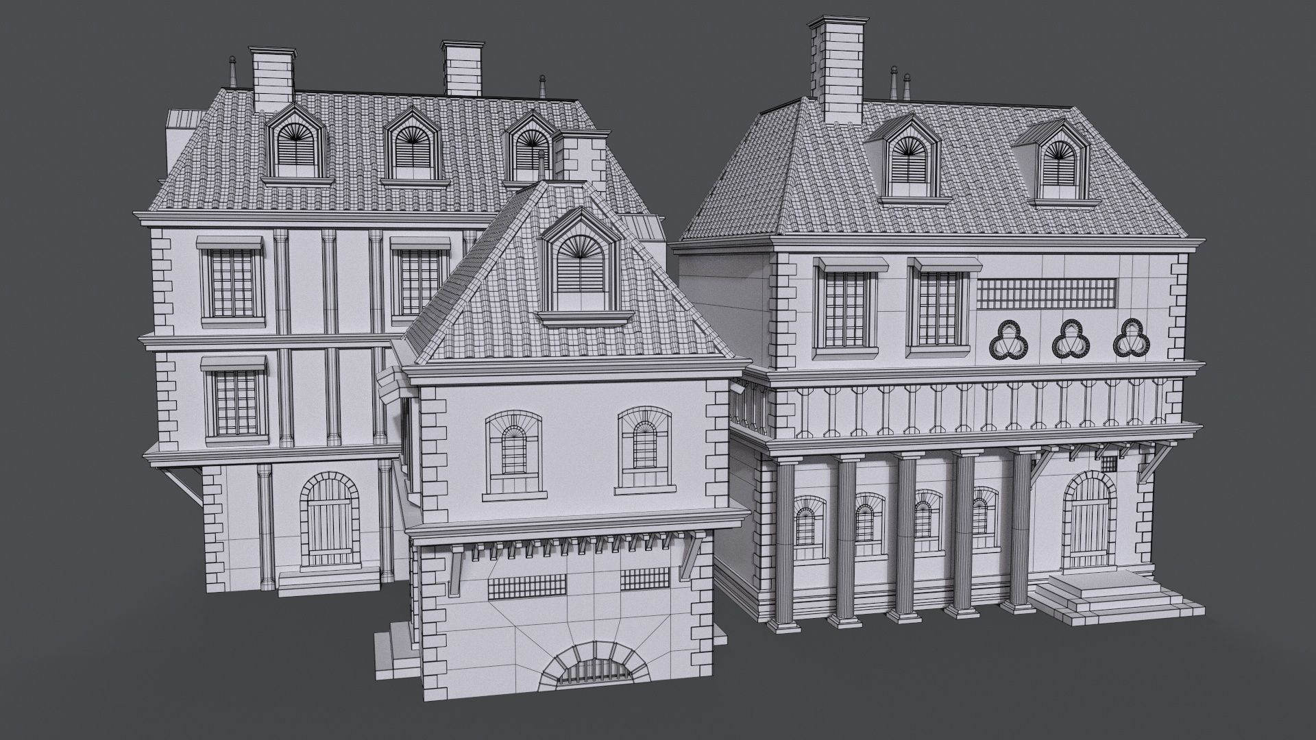 Gothic build D 3D model_12