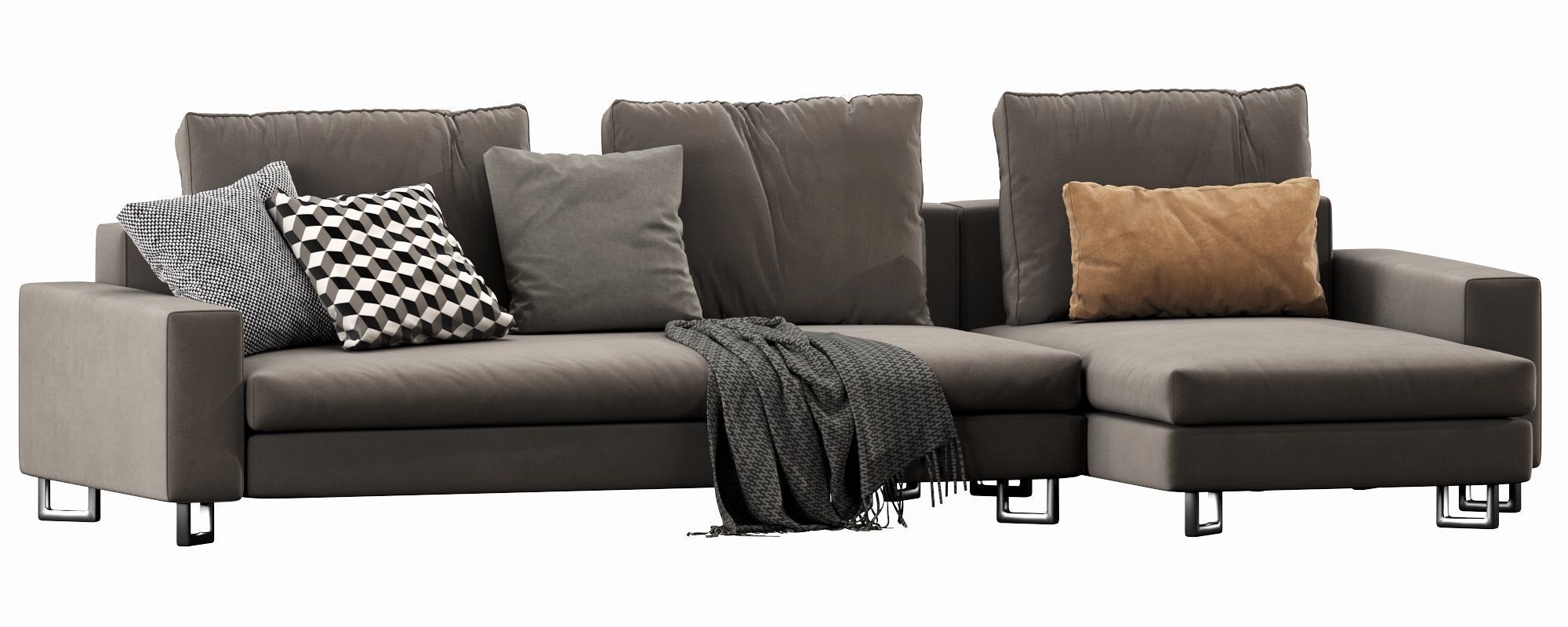 Large Chaise Lounge 3D model_10