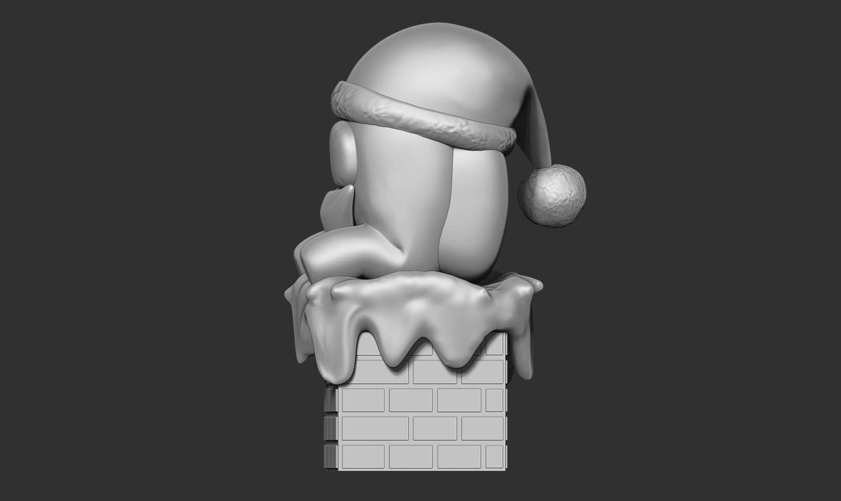 Santa Among Us Free 3D print model_6