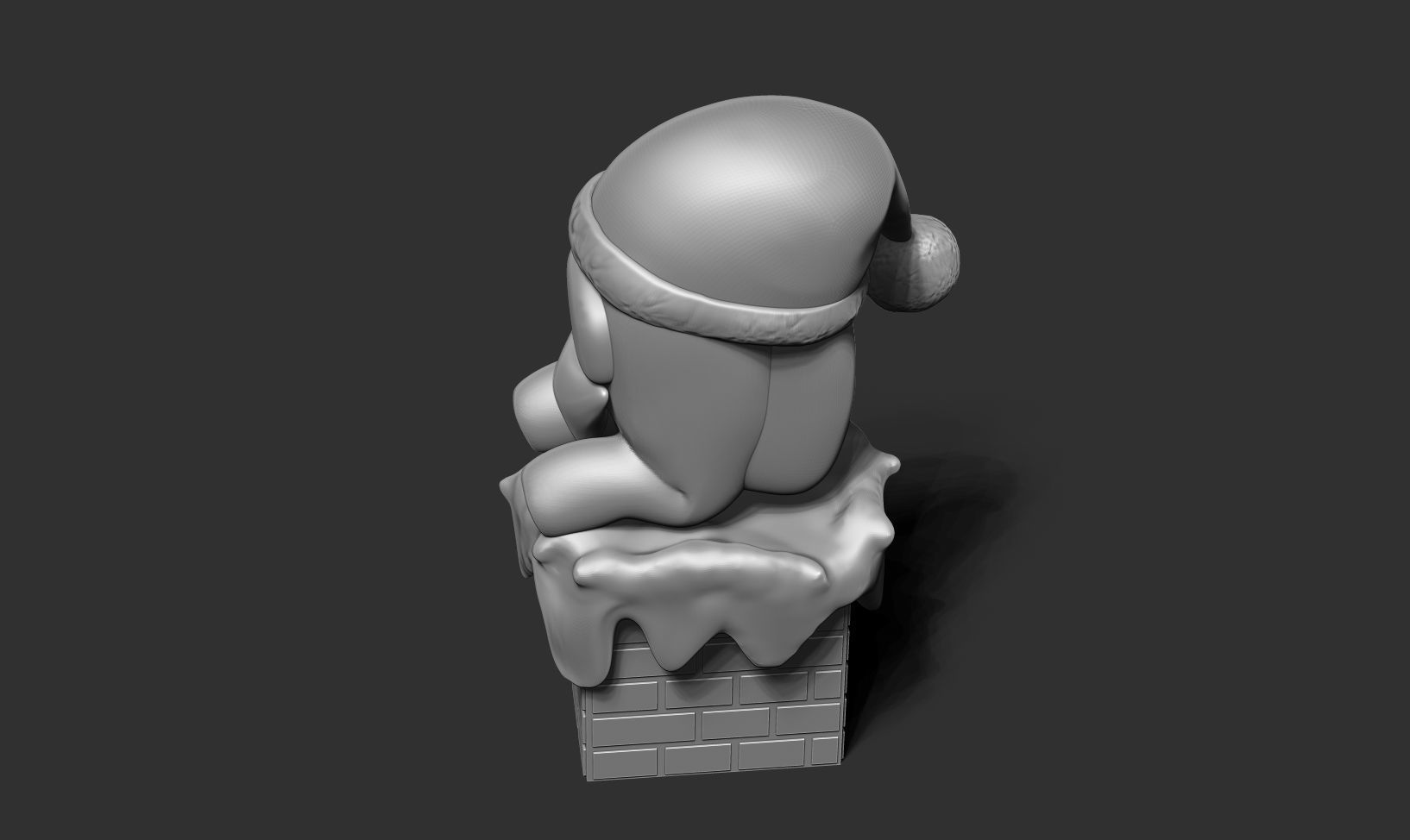 Santa Among Us Free 3D print model_11