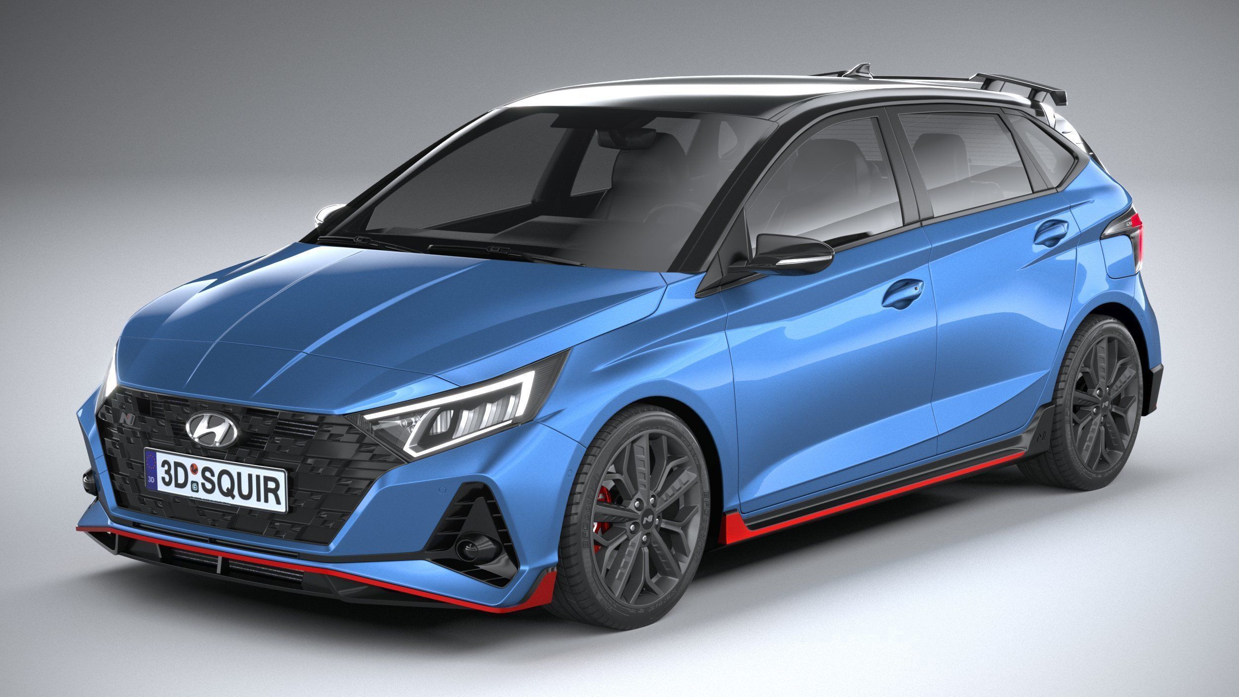 Hyundai i20 N 2021 3D model_1