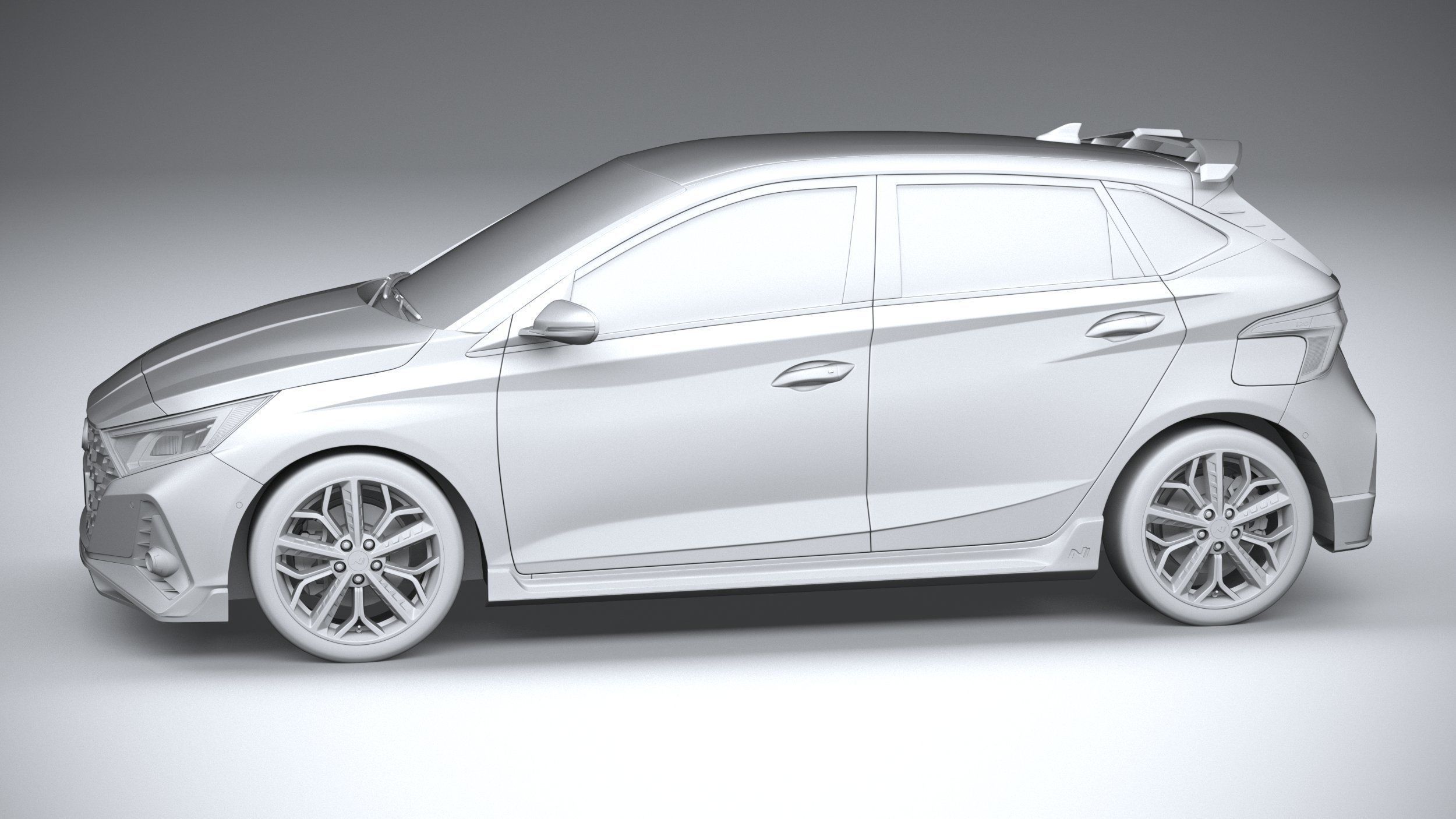 Hyundai i20 N 2021 3D model_22