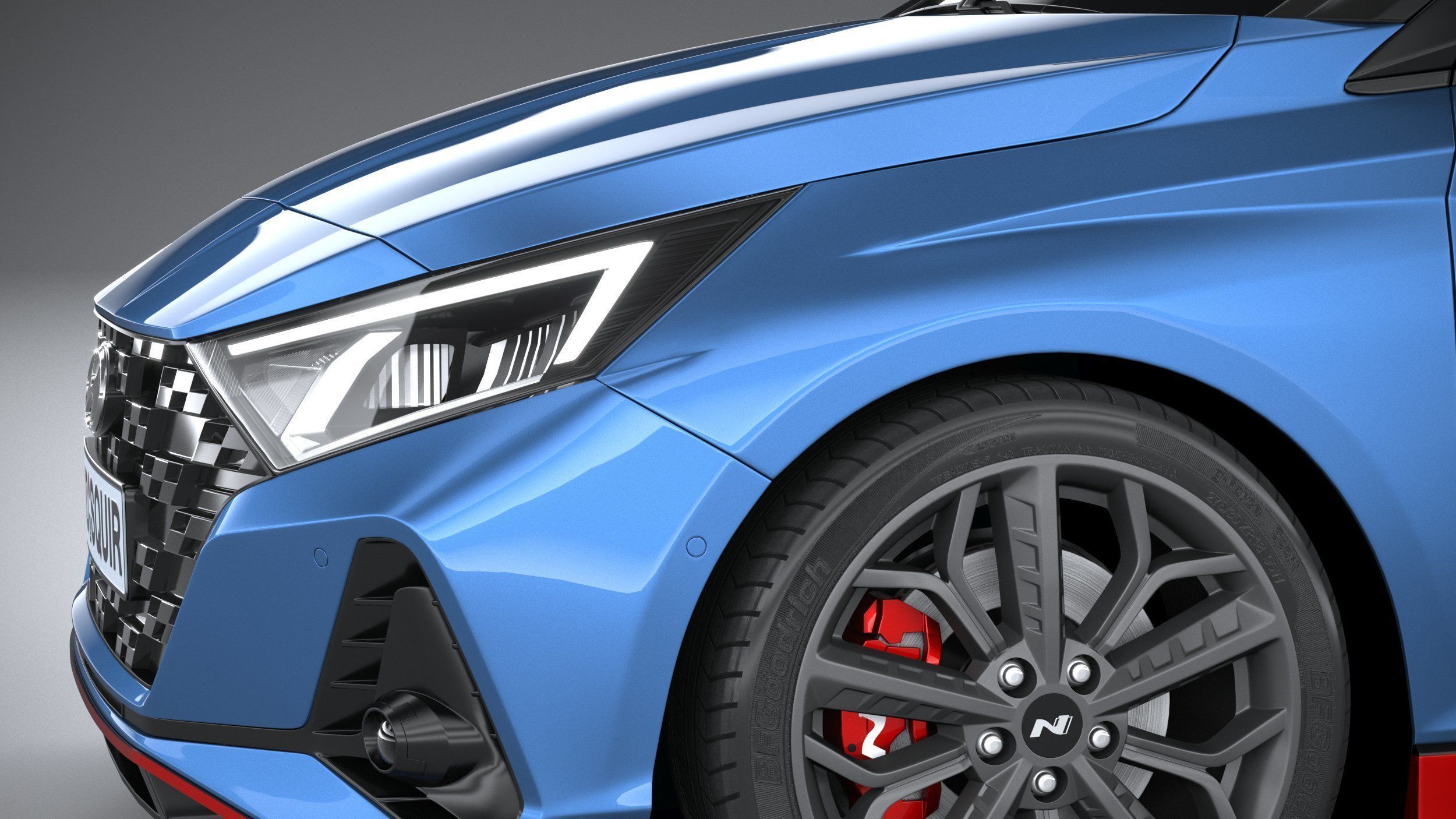 Hyundai i20 N 2021 3D model_3