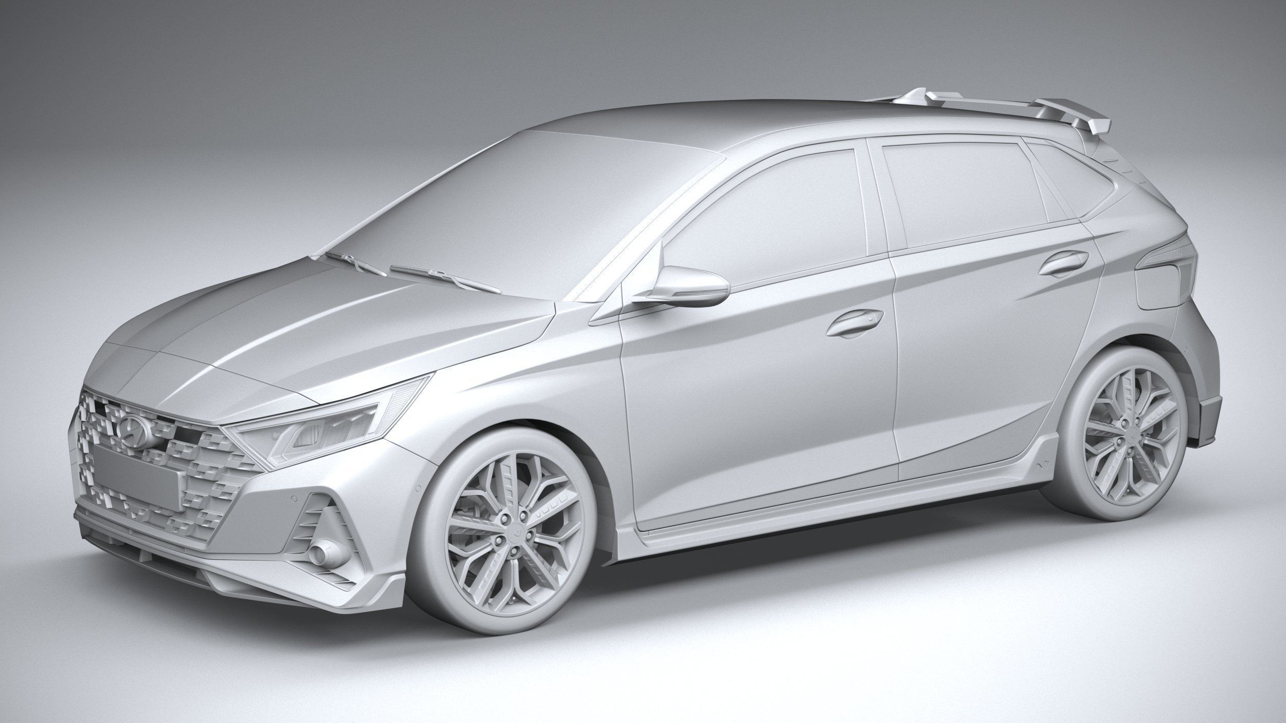 Hyundai i20 N 2021 3D model_19