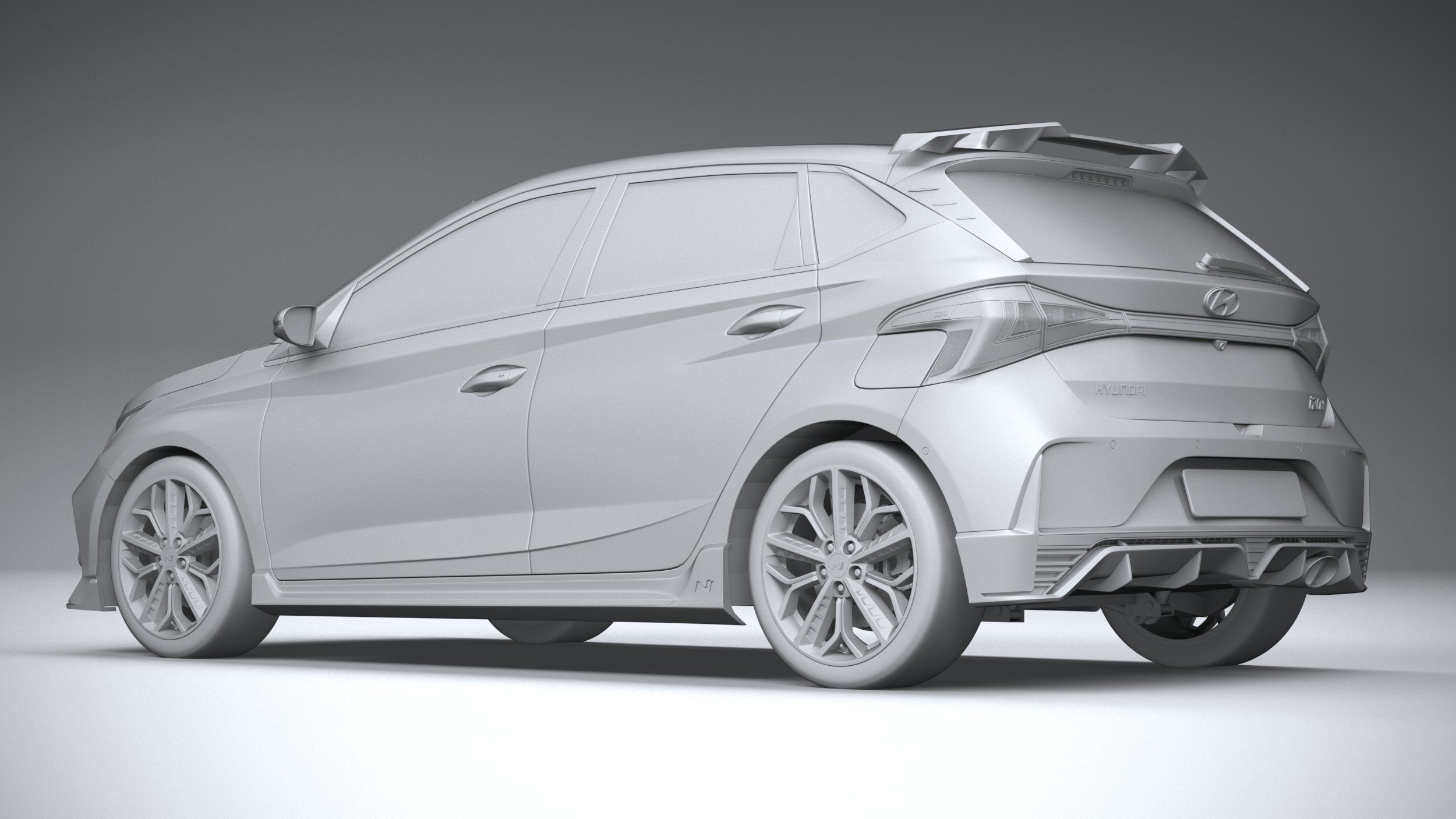 Hyundai i20 N 2021 3D model_21