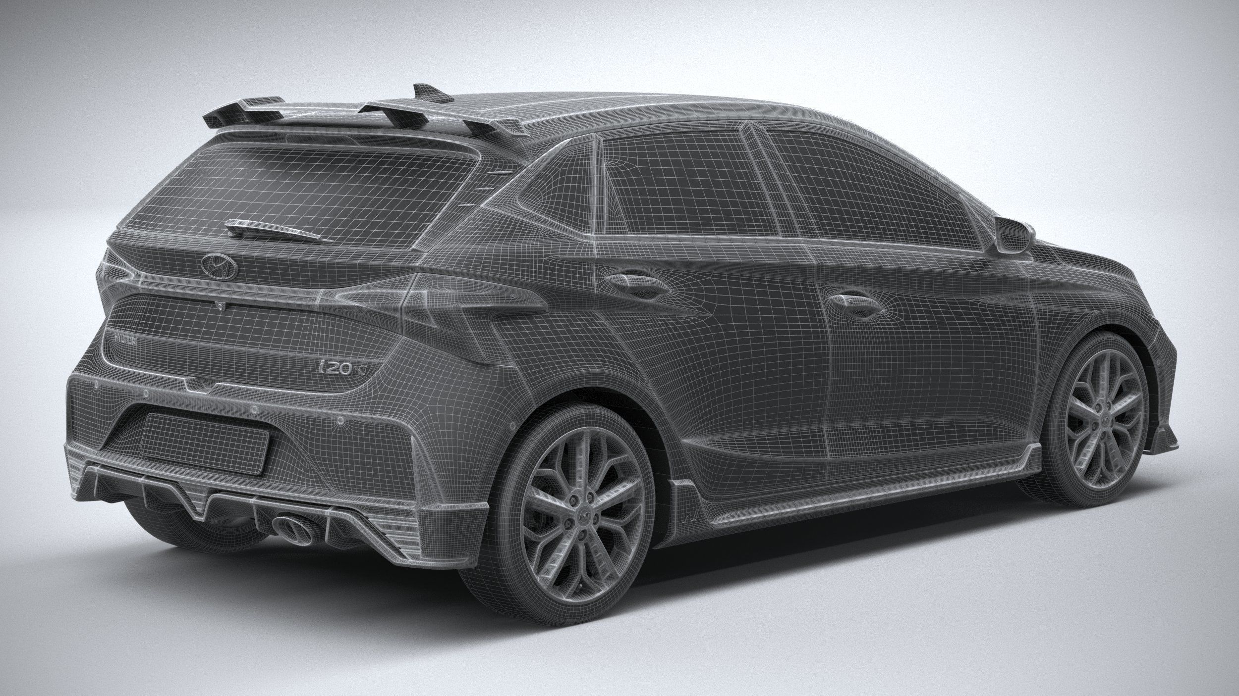 Hyundai i20 N 2021 3D model_27