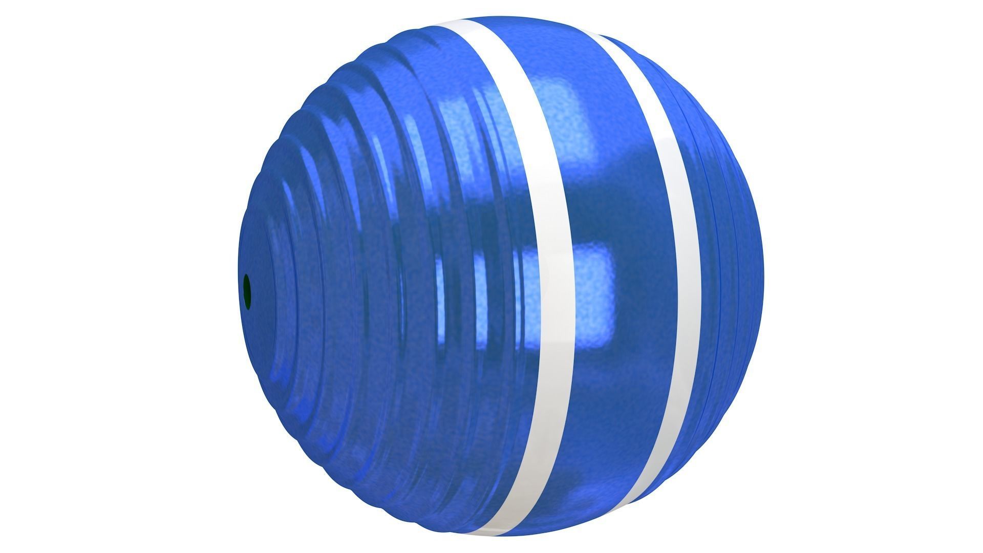 Croquet Ball blue 3D model CGTrader