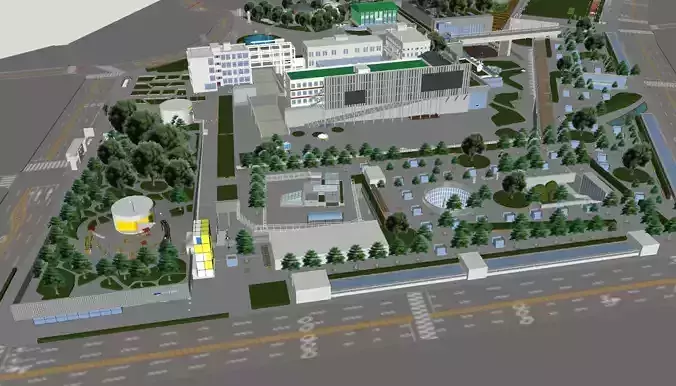 The area of the Asia Culture Center