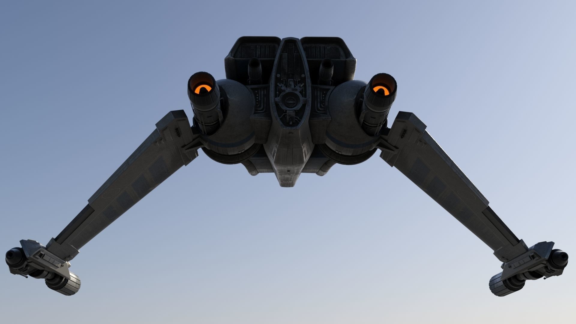 V-Wing Heavy Interceptor 3D model_10