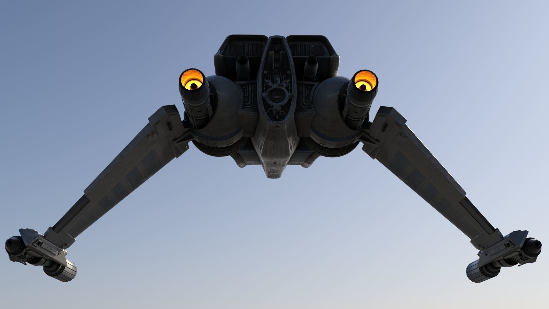 V-Wing Heavy Interceptor 3D model_9