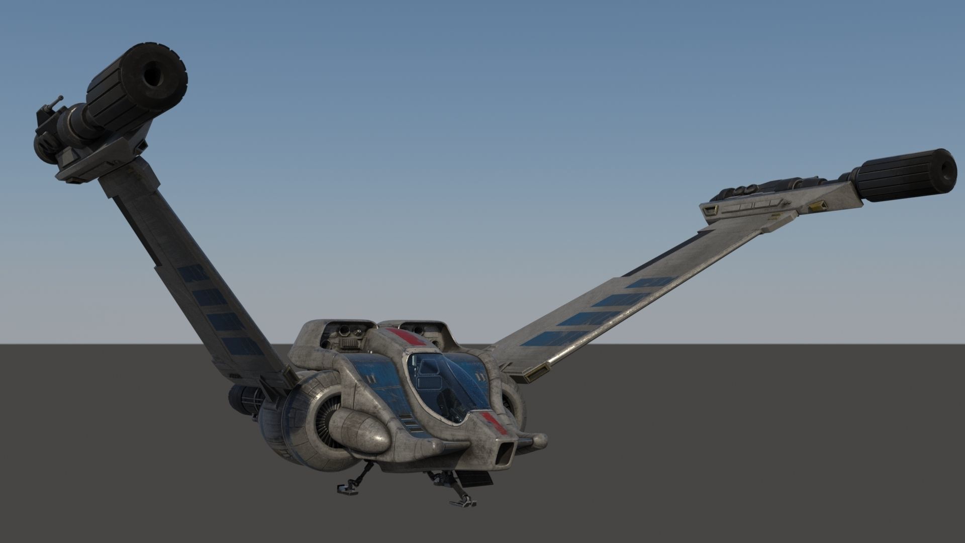 V-Wing Heavy Interceptor 3D model_17