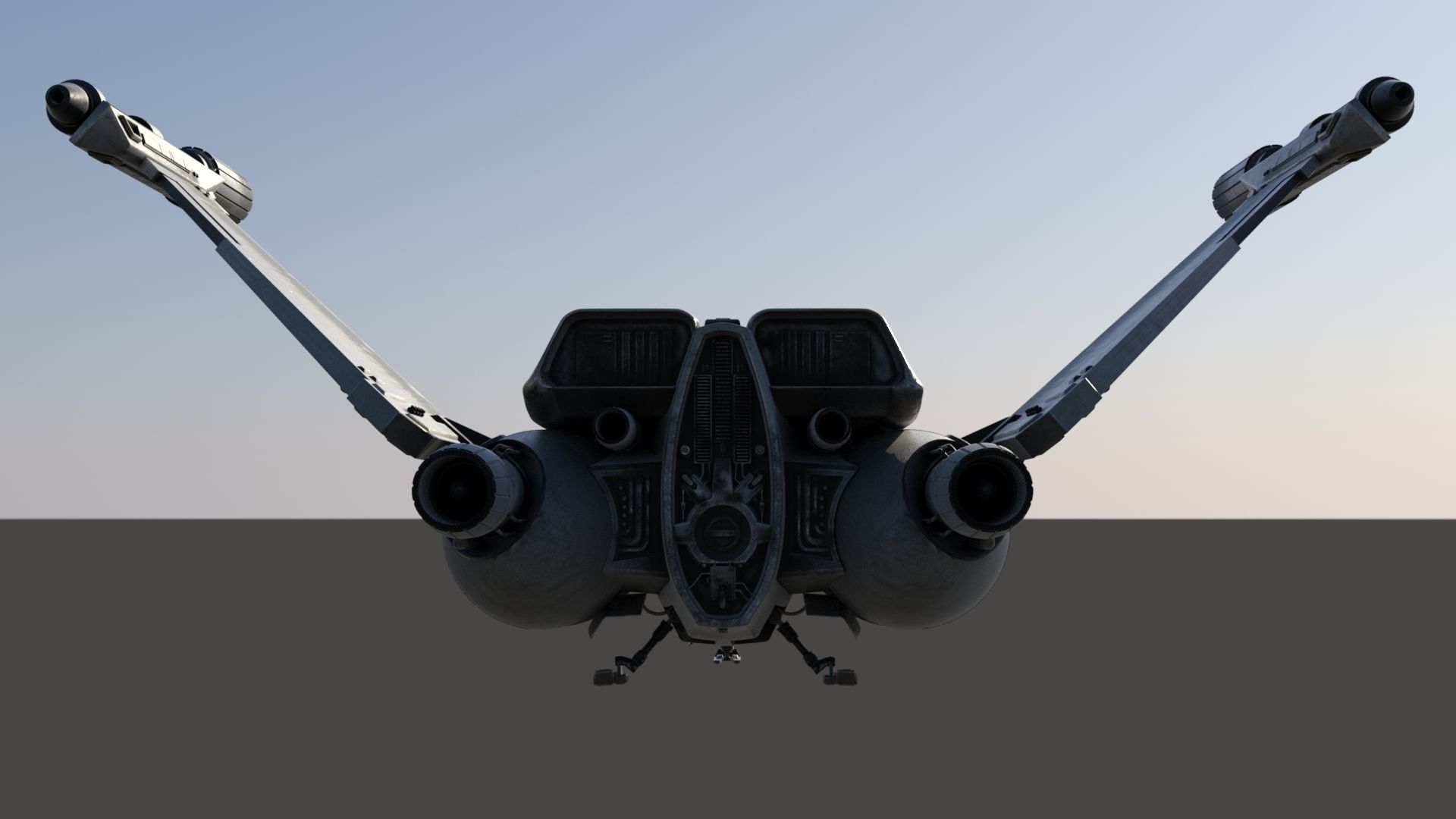 V-Wing Heavy Interceptor 3D model_16