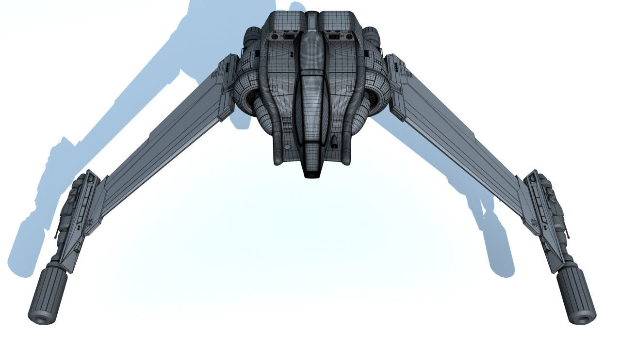 V-Wing Heavy Interceptor 3D model_21