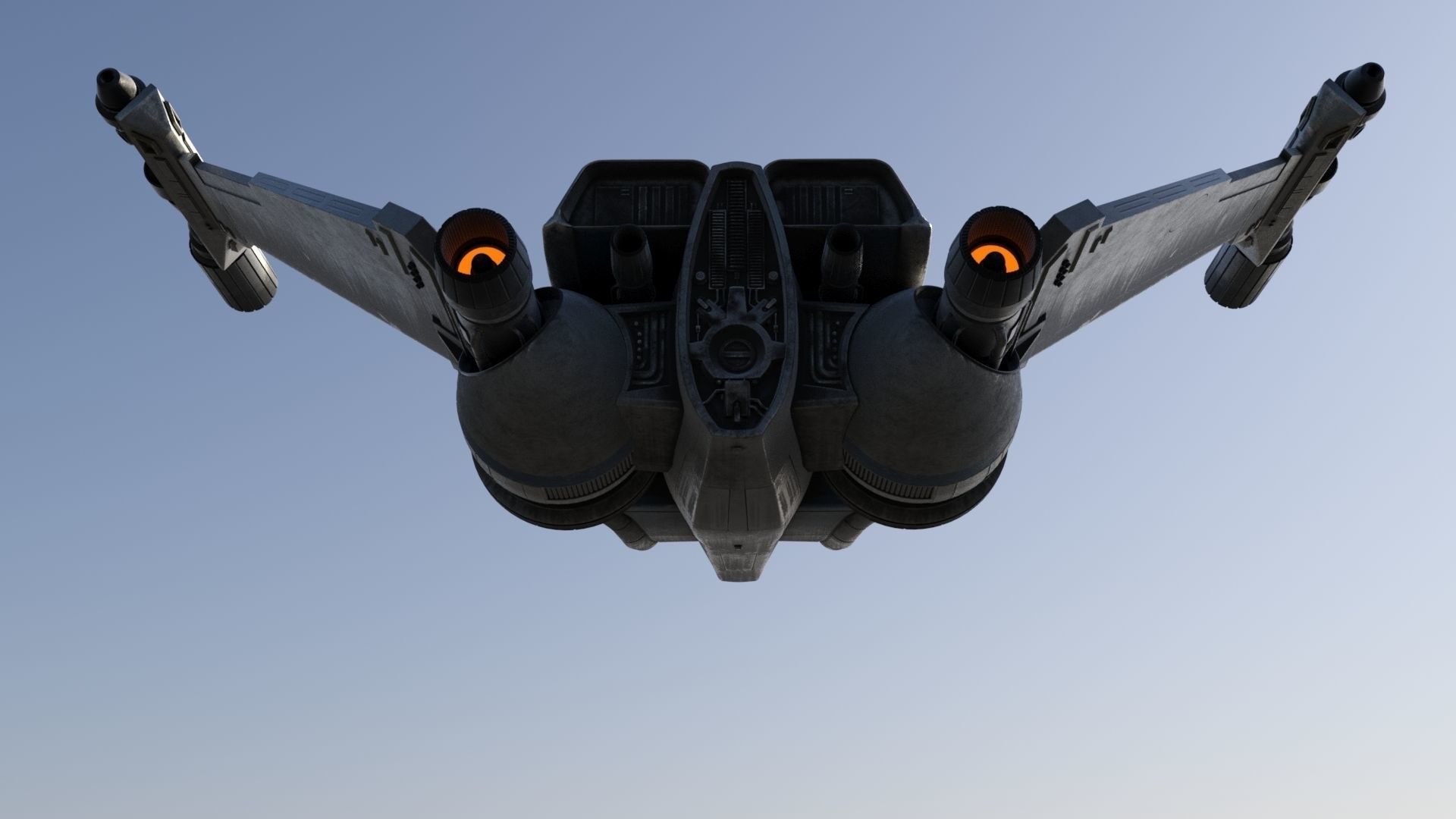 V-Wing Heavy Interceptor 3D model_11