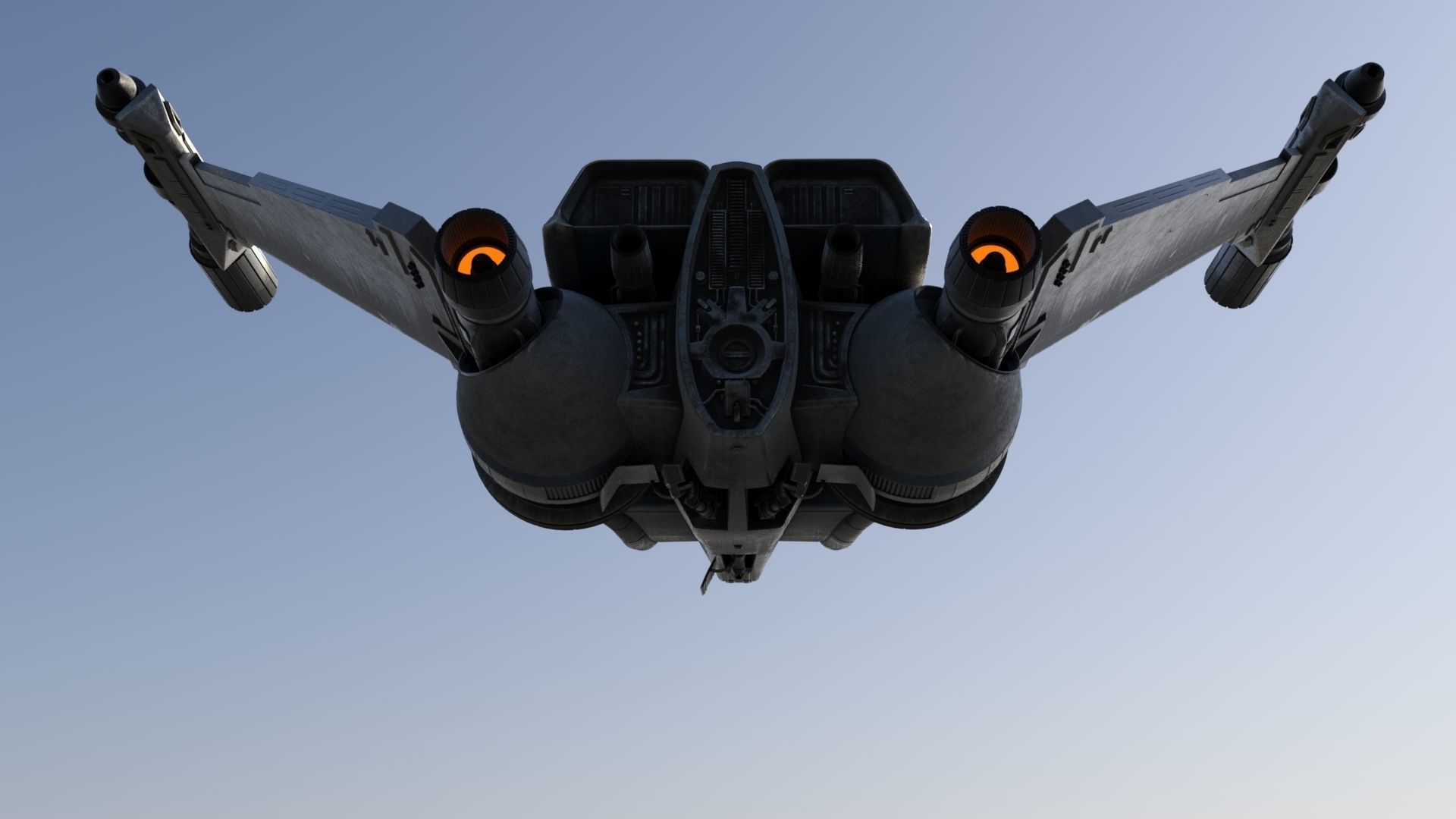 V-Wing Heavy Interceptor 3D model_13
