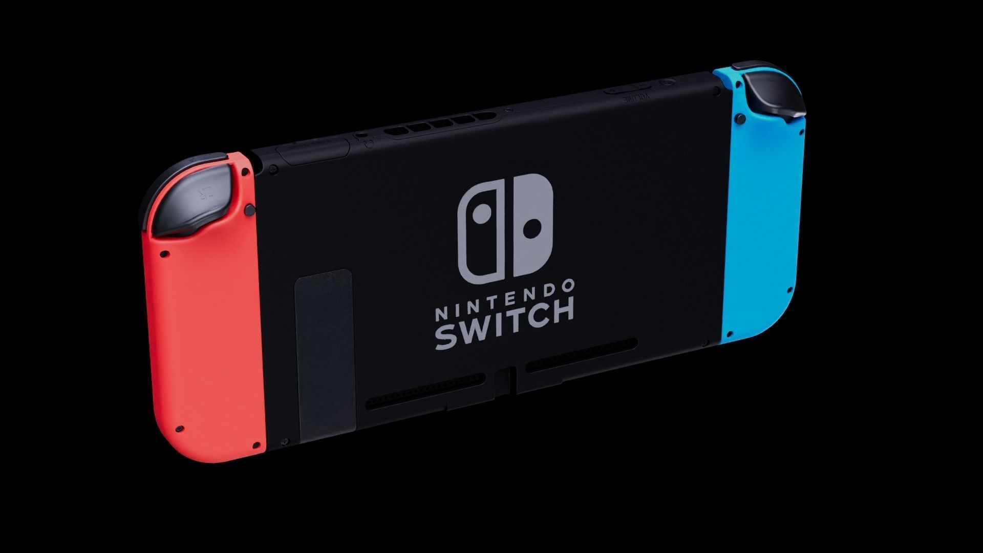 Switch game machine 3D model_3